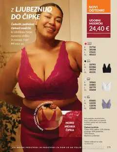 Avon katalog akcije – veljaven od 01.10.2025 | Stran: 175 | Izdelki: Podloga, Modrcek