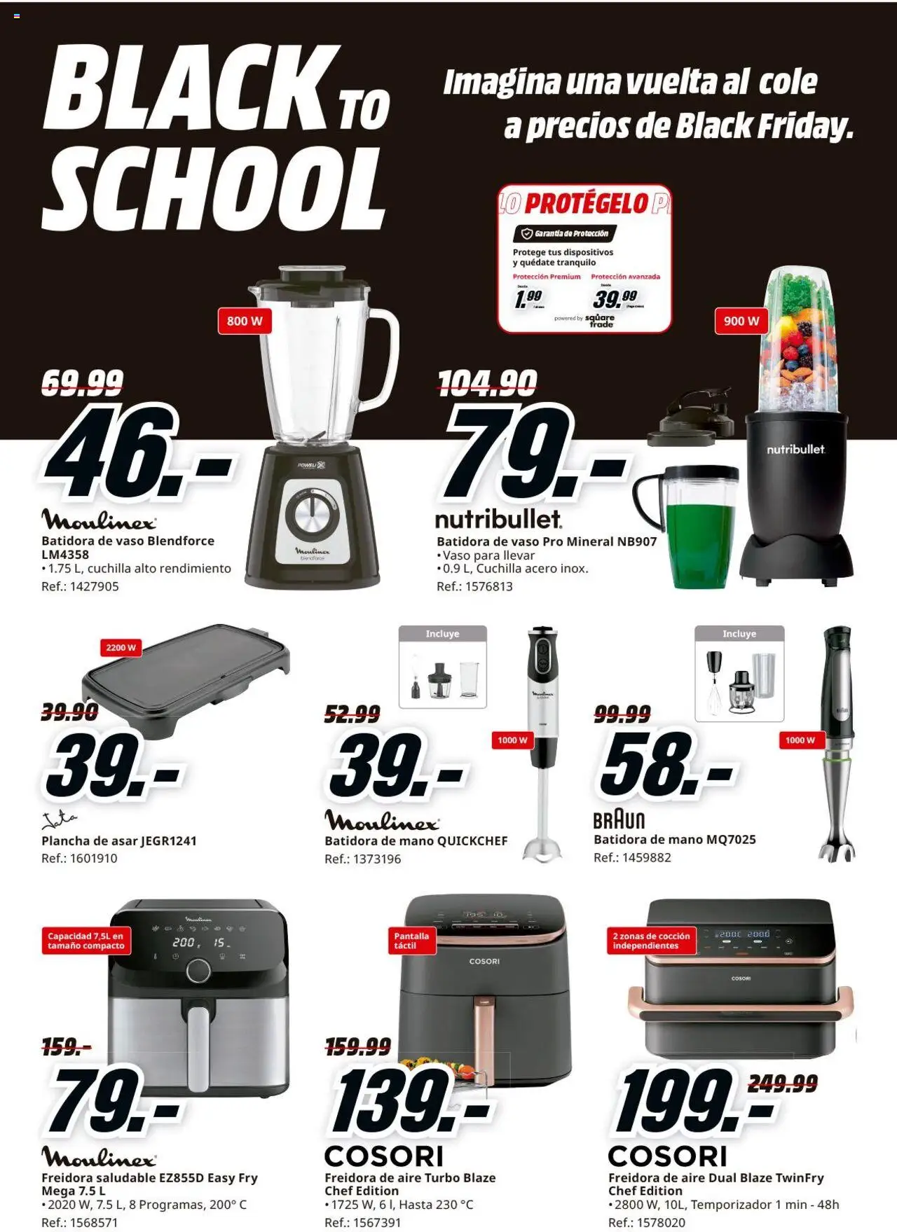Media Markt folleto │ válido desde el 14.08.2025 | Página: 24 | Productos: Plancha, Plancha de asar, Batidora, Freidora