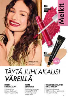 Oriflame-mainoslehti voimassa 10.12.2025 alkaen | Sivu: 57 | Tuotteet: Peitevoide, Huulipuna