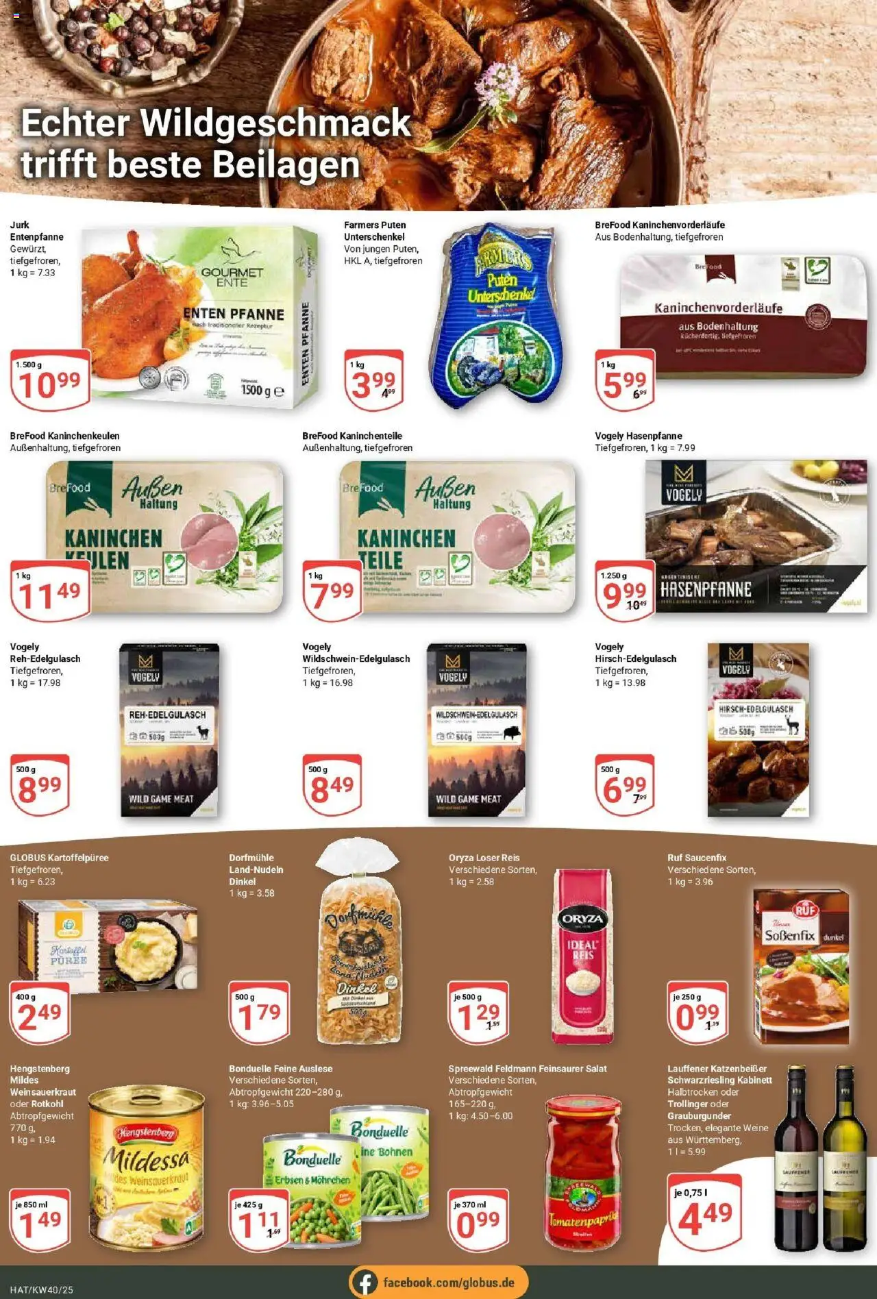 Globus prospekt Hattersheim	 – gültig ab 28.09.2025 | Seite: 14 | Produkte: Kaninchen, Salat, Erbsen, Ente