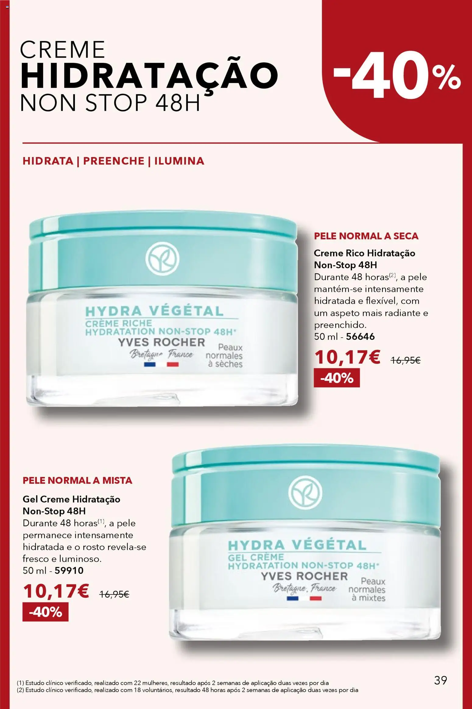 Yves Rocher catálogo 1 │ válido de 31.12.2025 | Página: 39 | Produtos: Creme