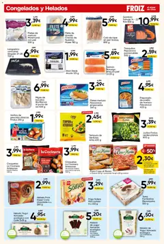 Vista previa Froiz folleto válido desde el 09.04.2026 | Página: 4 | Productos: Yogur, Pizza, Fresas, Croquetas