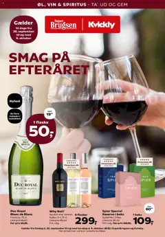 Kvickly - Øl og vin indstik gyldig fra 26.09.2025