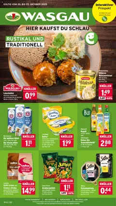 Wasgau Prospekt 	 ab 20.10.2025 gültig