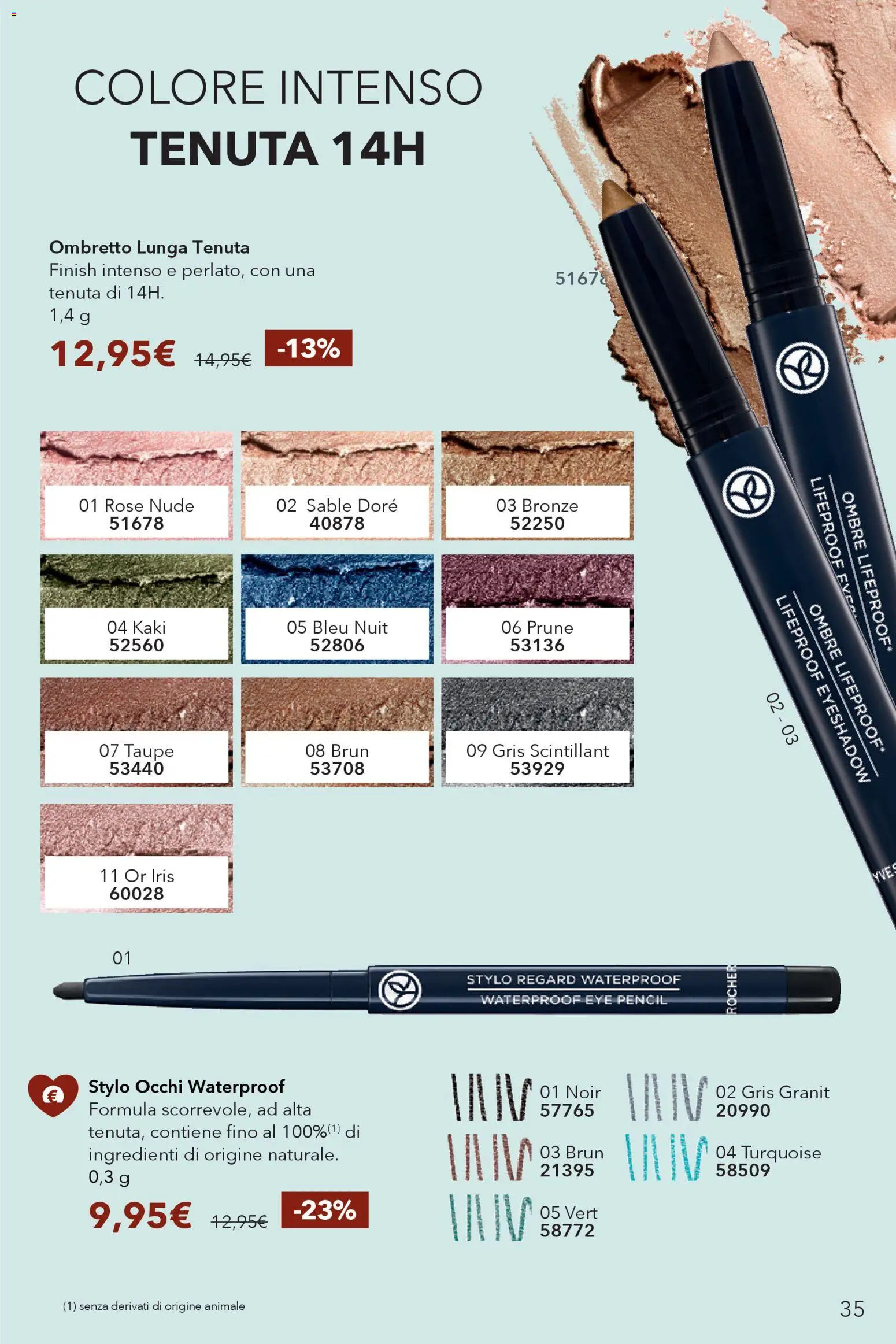 Volantino Yves Rocher del 17.02.2026 | Pagina: 35 | Prodotti: Ombretto
