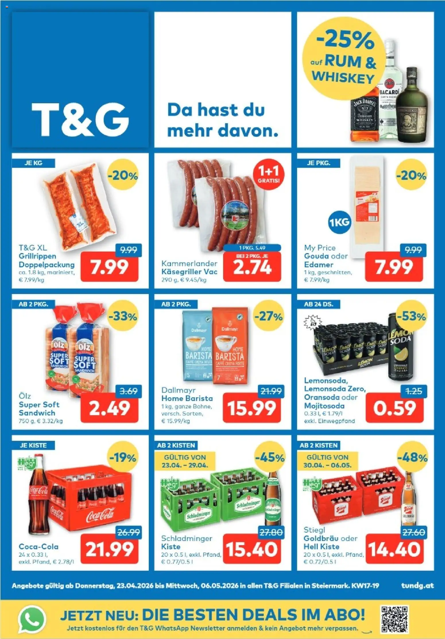 T&G Steiermark gültig ab 23.04.2026 | Seite: 1 | Produkte: Whiskey