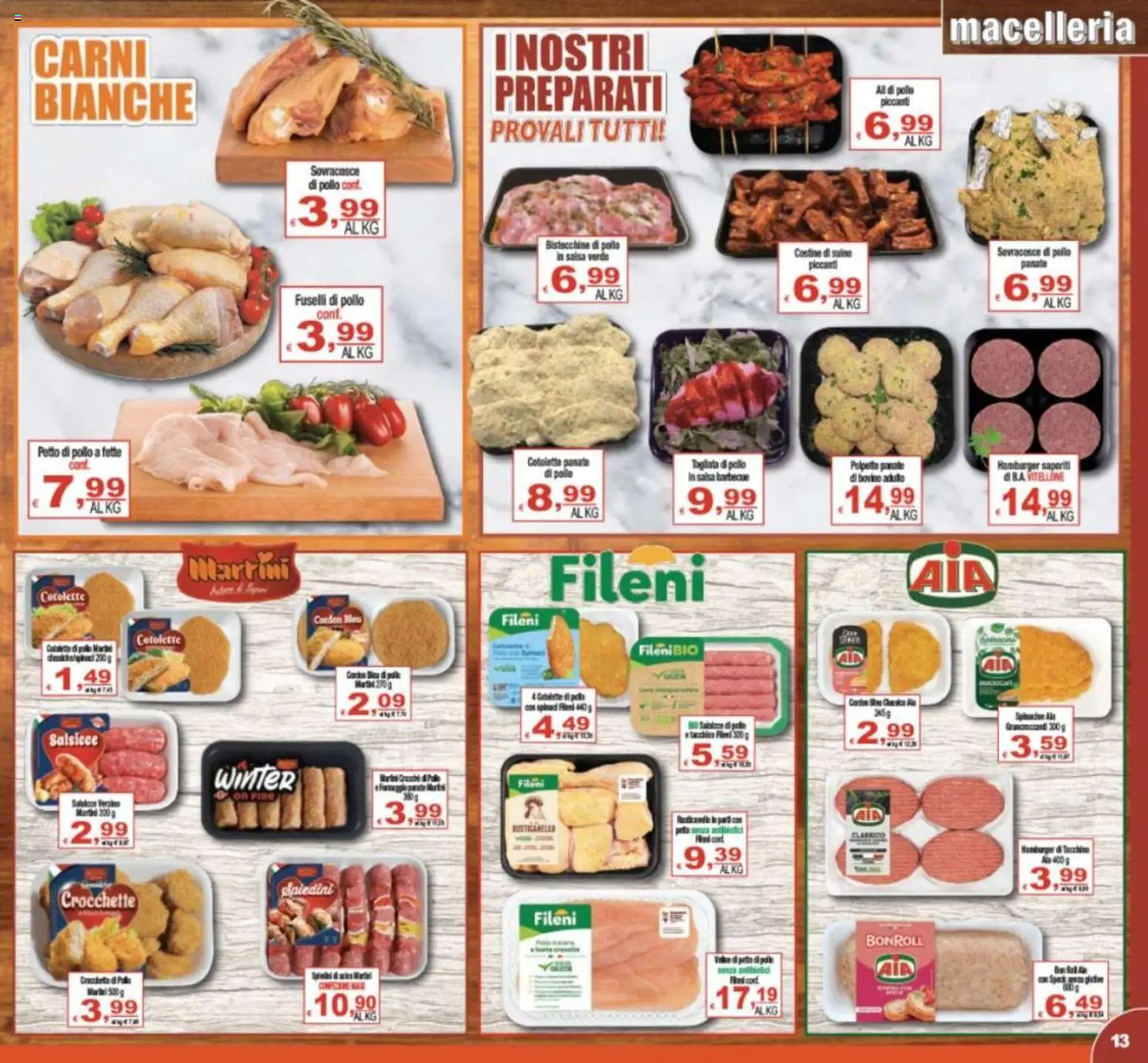 Volantino CTS del 06.03.2026 | Pagina: 13 | Prodotti: Bovino, Salsa, Tacchino, Barbecue