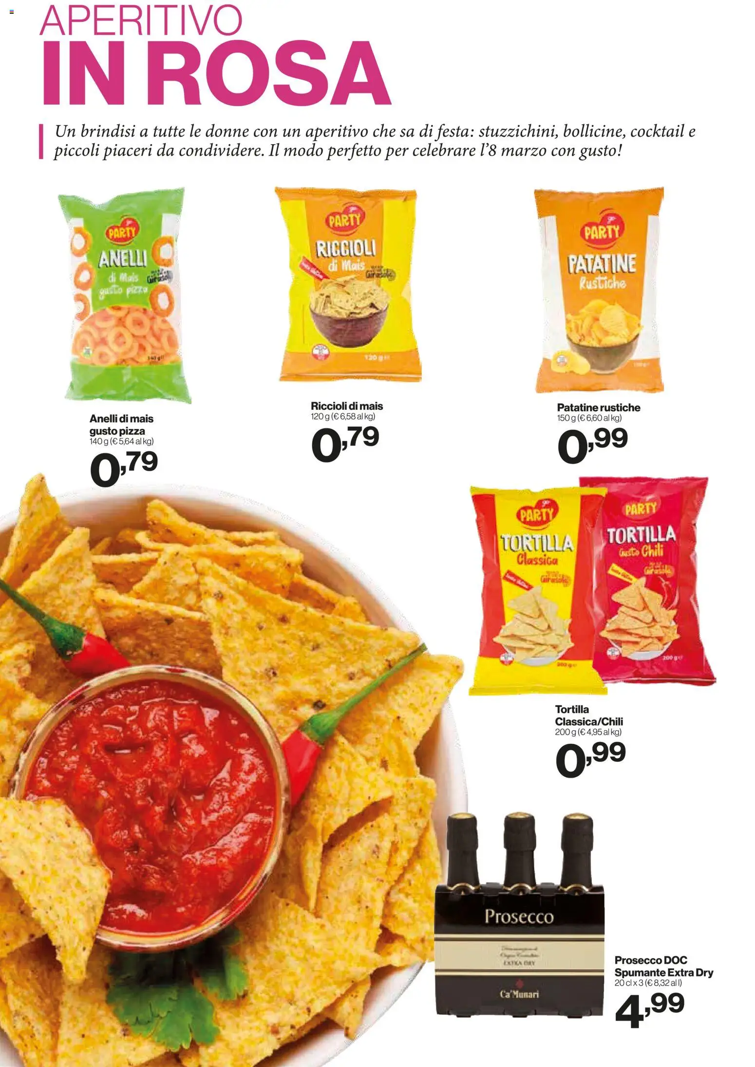 Volantino IN's del 25.02.2026 | Pagina: 2 | Prodotti: Pizza, Spumante, Mais, Aperitivo