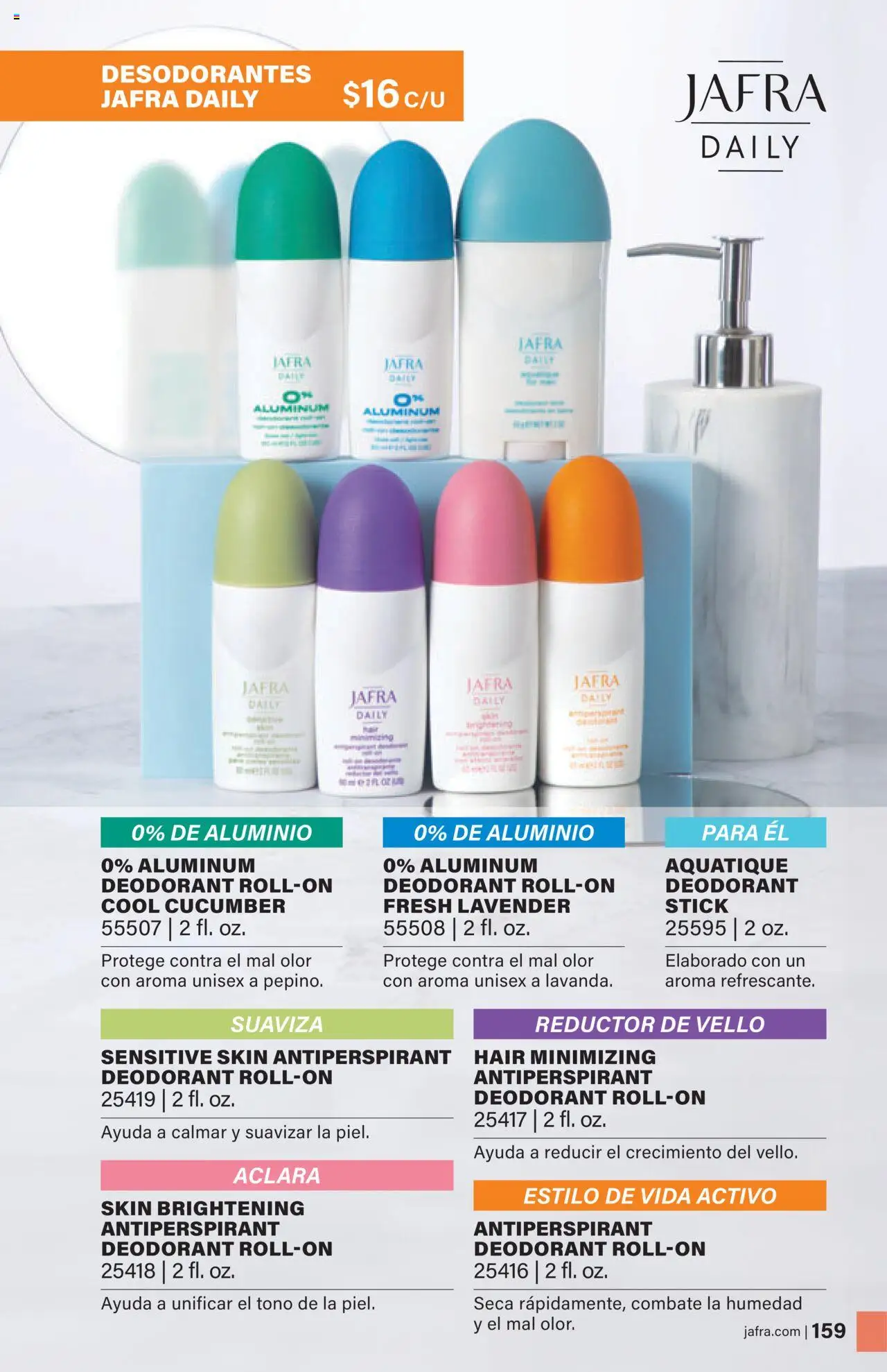 JAFRA folleto │ válido desde el 01.08.2025 | Página: 159