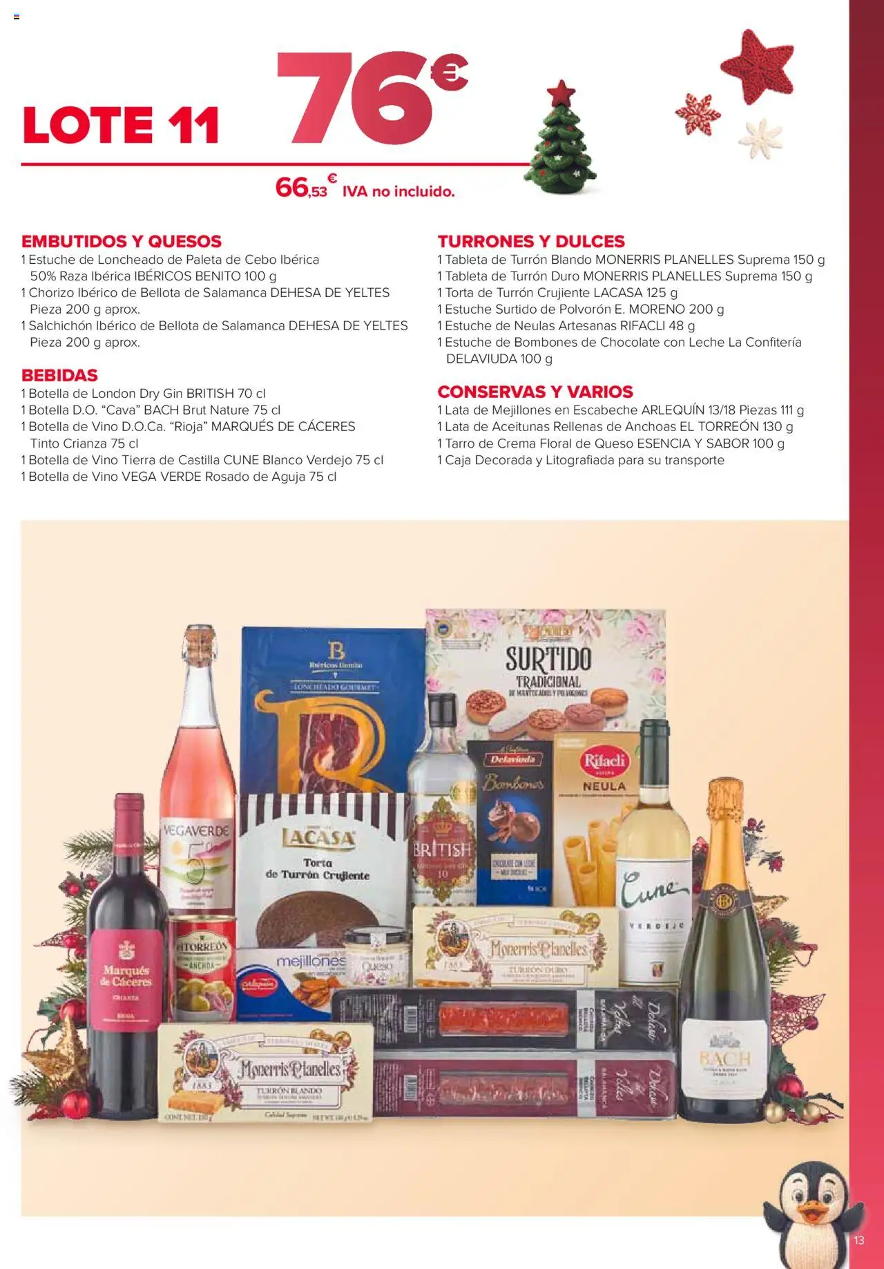 Carrefour - Cestas │ válido desde el 18.10.2025 | Página: 13 | Productos: Leche, Queso, Tableta, Anchoa