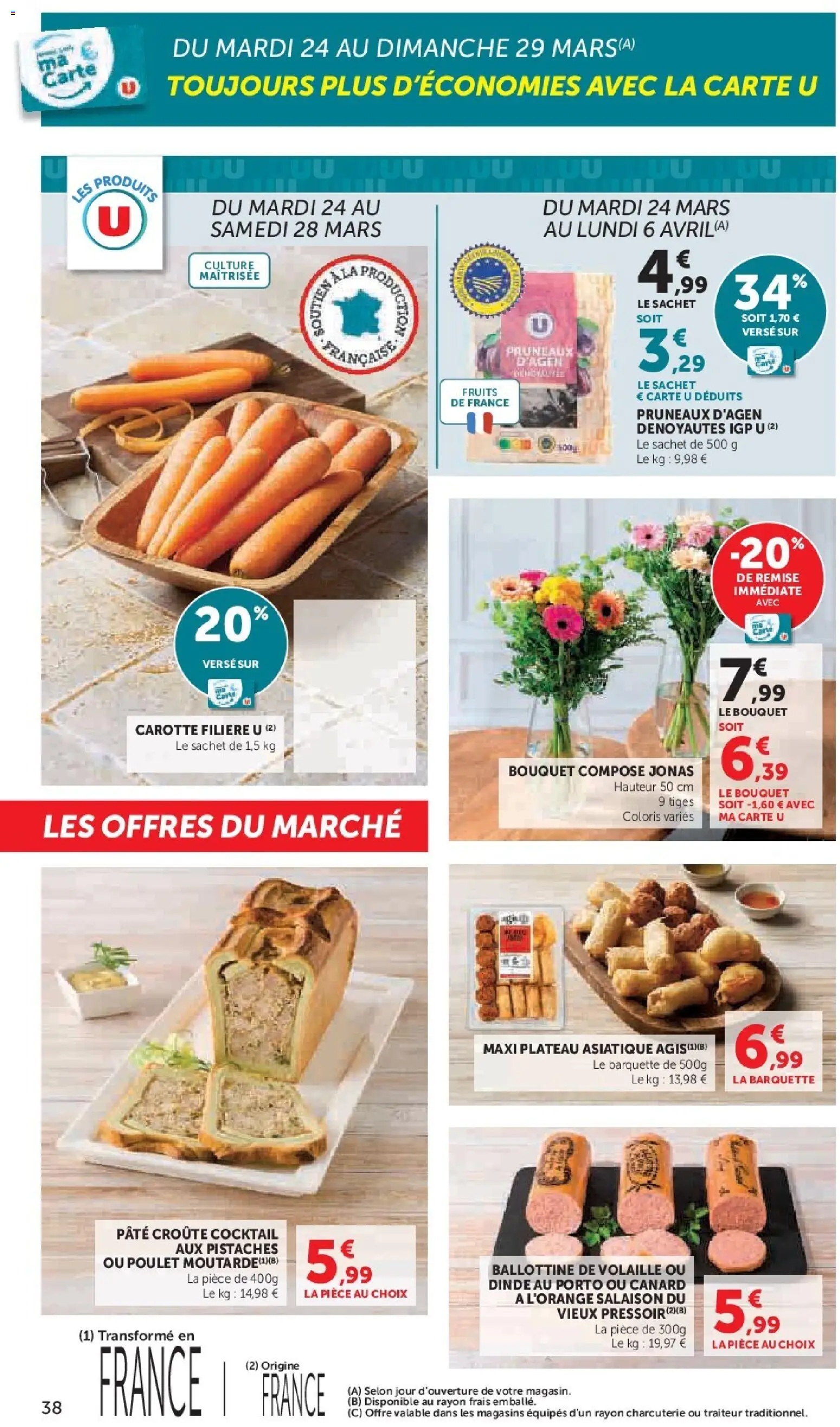 {H1} | Page: 38 | Produits: Volaille, Pruneaux, Pistaches, Carotte