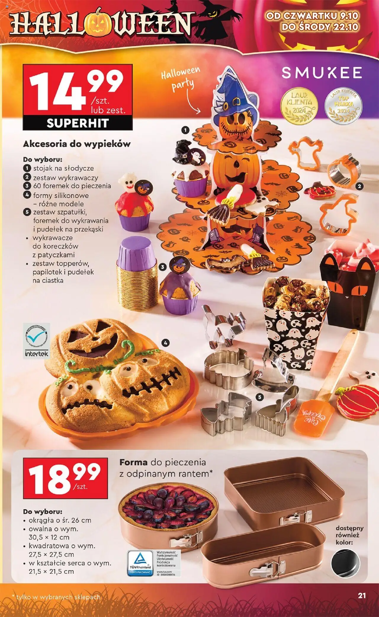 Biedronka gazetka - Hity i inspiracje od 06.10.2025 | Strona: 21 | Produkty: Słodycze, Ciastka