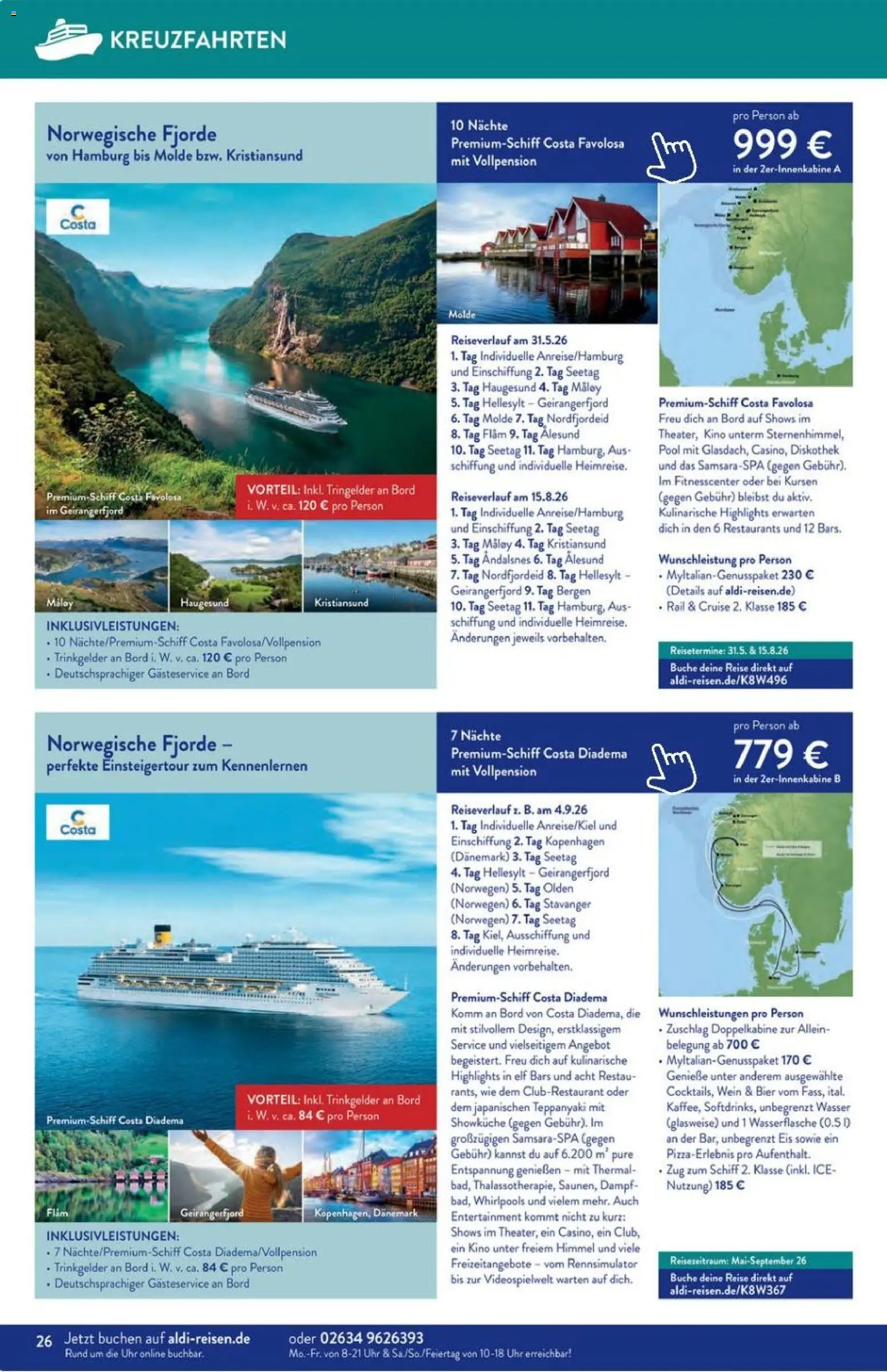 Aldi Reisen Prospekt 	 – gültig ab 01.01.2026 | Seite: 26
