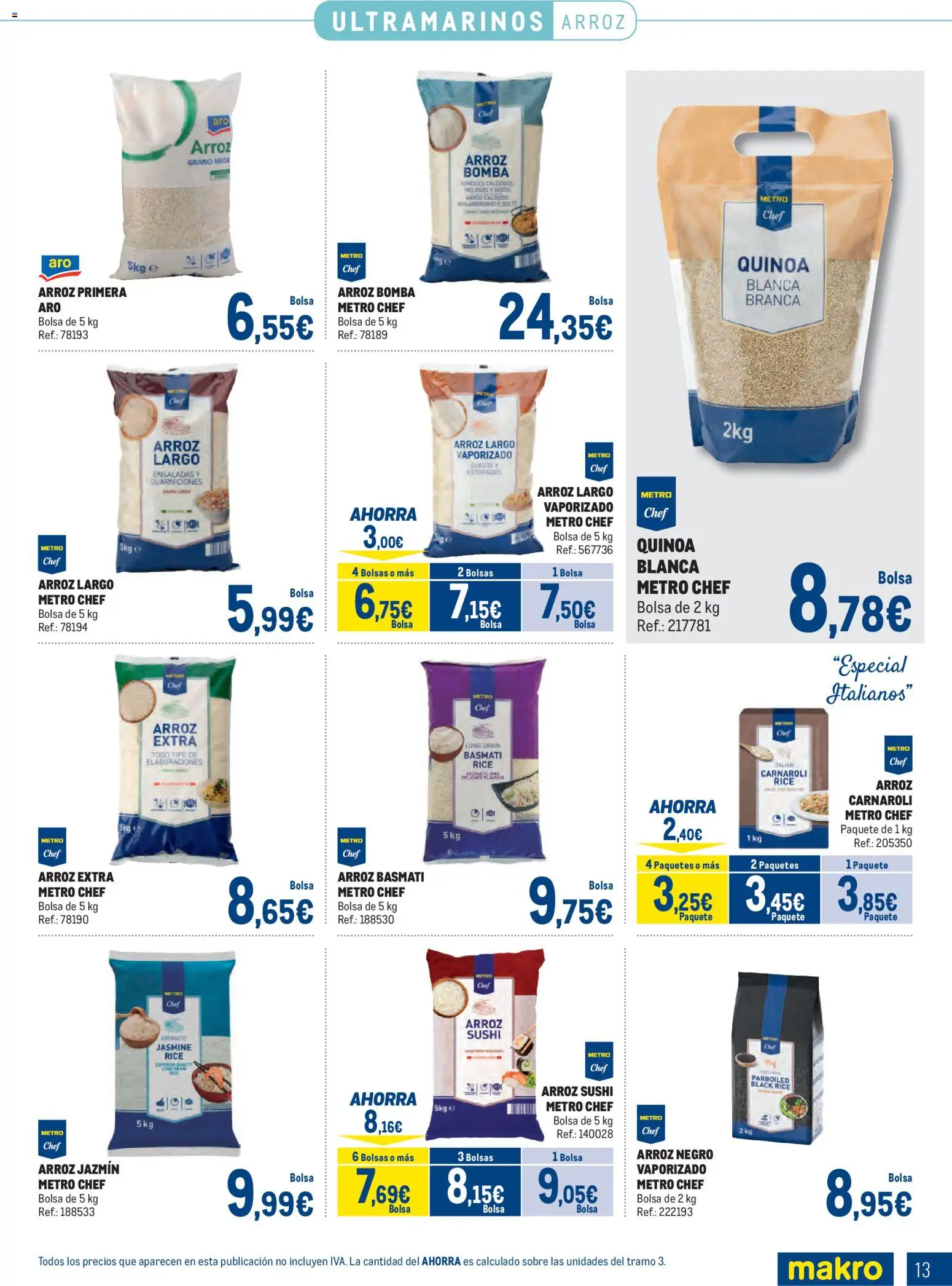 Makro - Especial Despensa Cataluña │ válido desde el 02.02.2026 | Página: 13 | Productos: Arroz, Bolsa, Φασόλια, Σιδερώστρα
