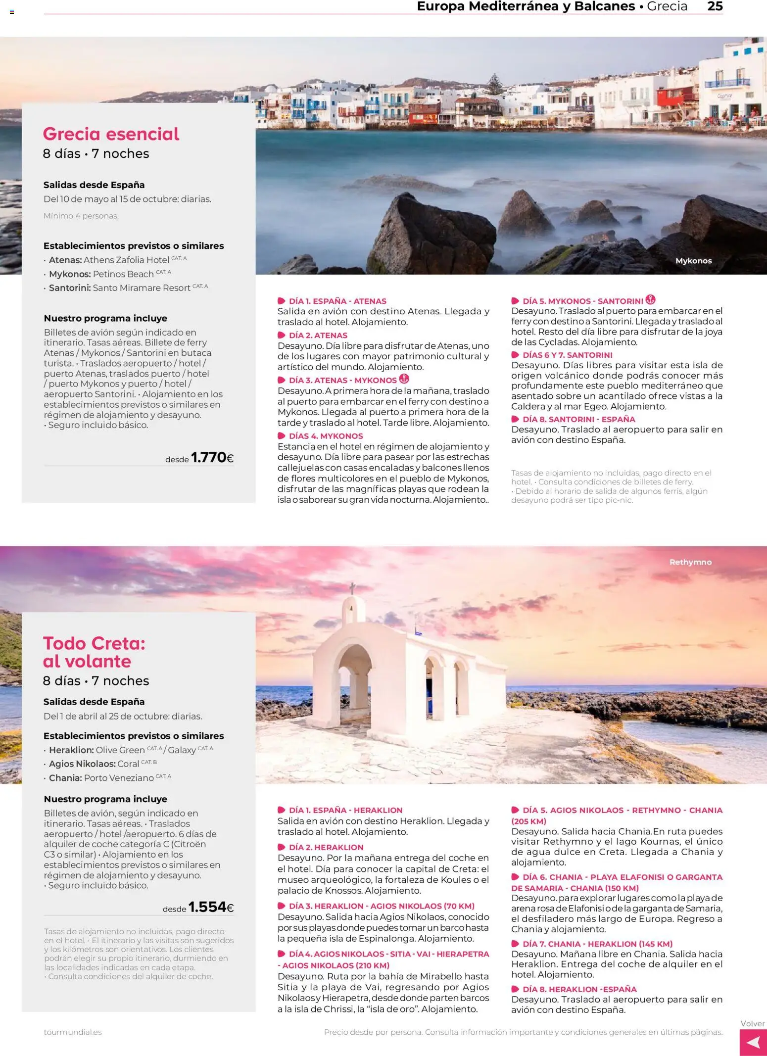 Viajes El Corte Inglés Europa │ válido desde el 01.01.2026 | Página: 25