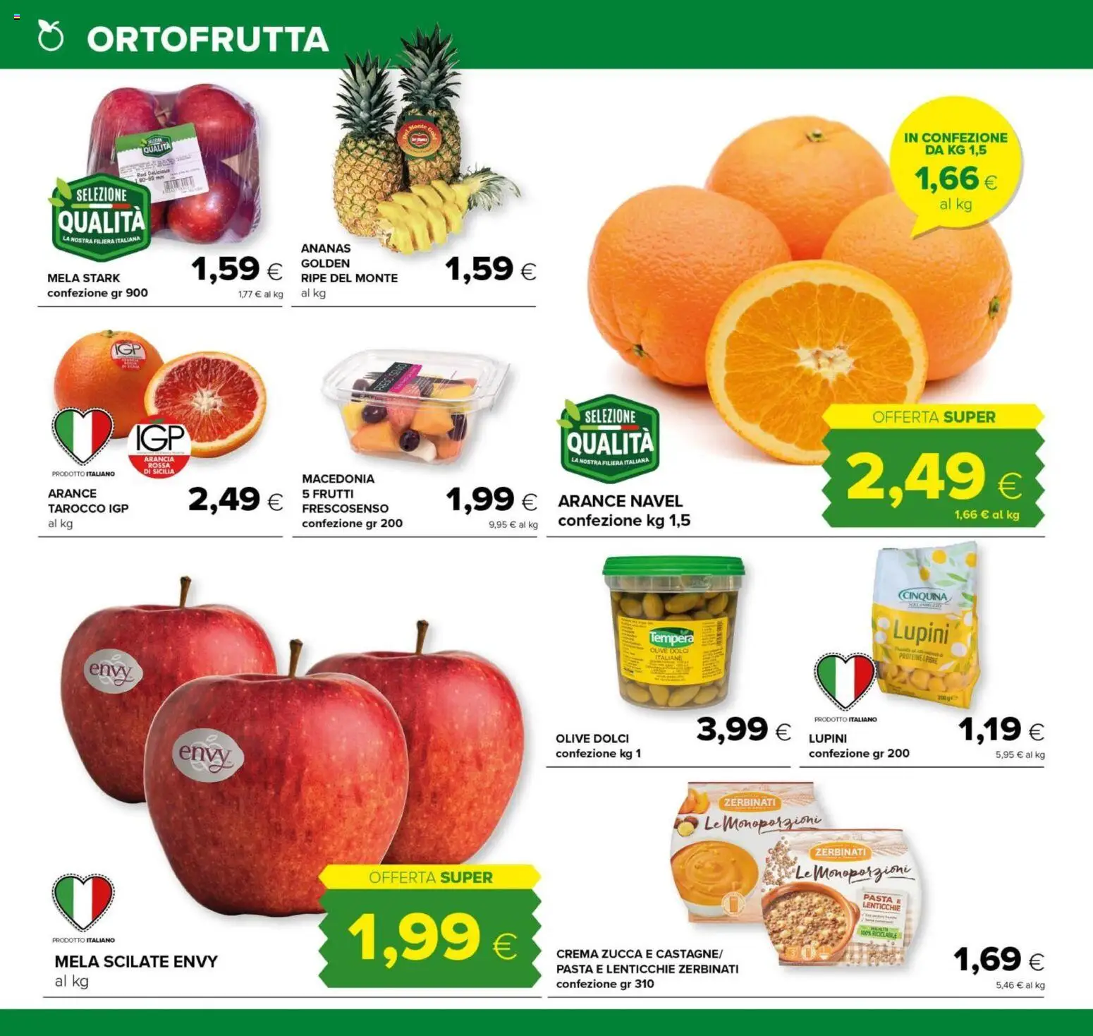 Volantino Tigre del 26.02.2026 | Pagina: 6 | Prodotti: Crema, Olive, Zucca, Macedonia