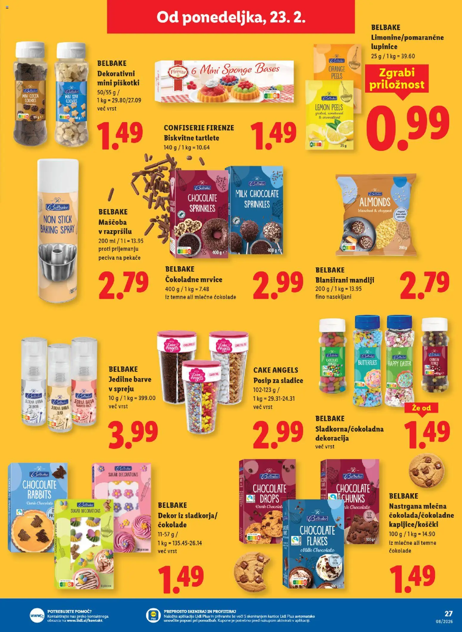 Novi Lidl katalog ponudbe – veljaven od 19.02.2026 | Stran: 61 | Izdelki: Mandlji, Barva