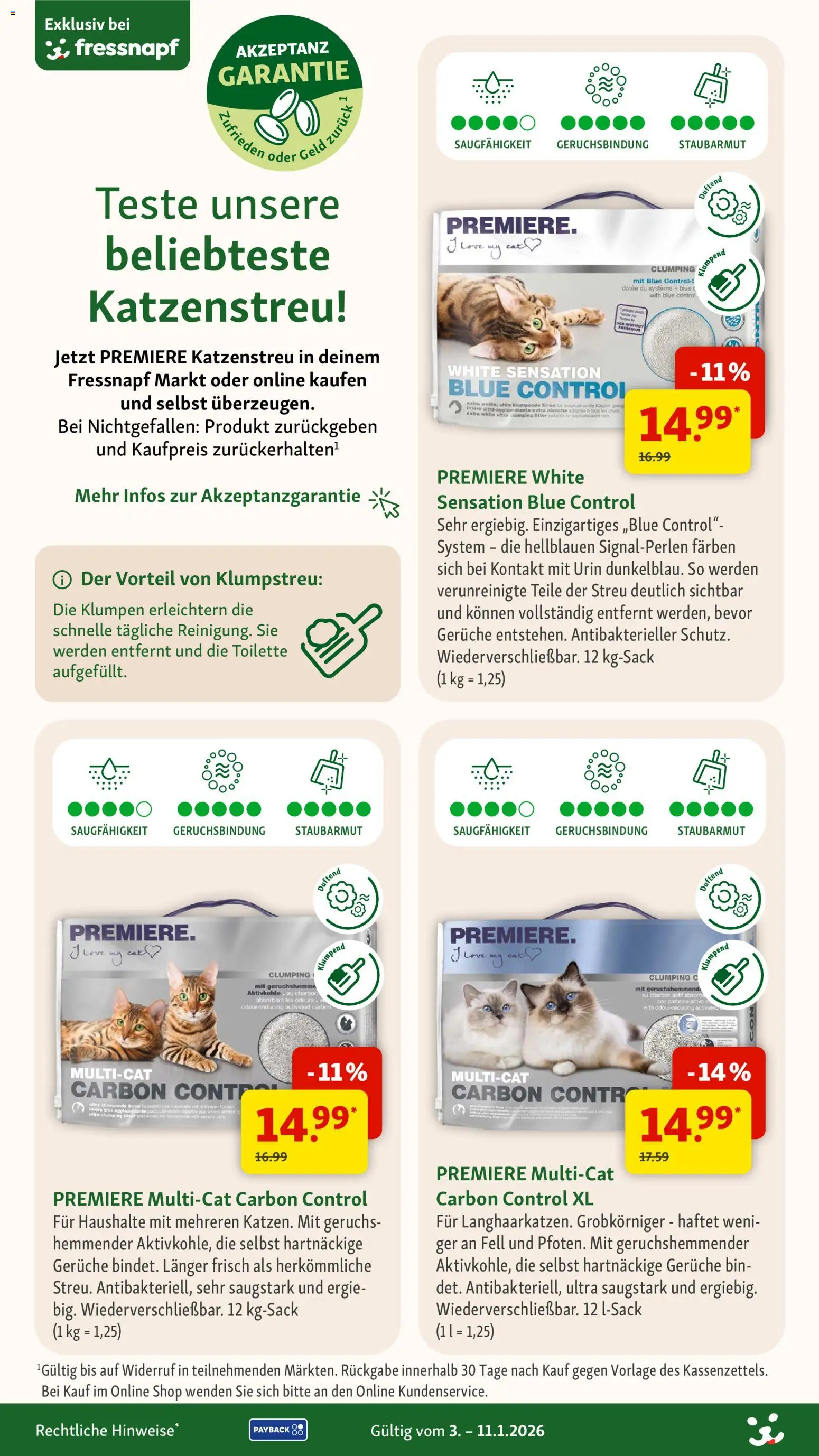 Fressnapf Aktionen – gültig ab 03.01.2026 | Seite: 12 | Produkte: Toilette