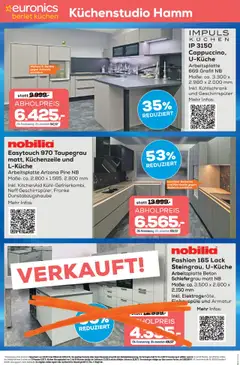 Euronics Küchen-Abverkauf Berlet ab 05.09.2025 gültig | Seite: 7 | Produkte: Mikrowelle, Geschirrspüler, Armatur, Kuchen