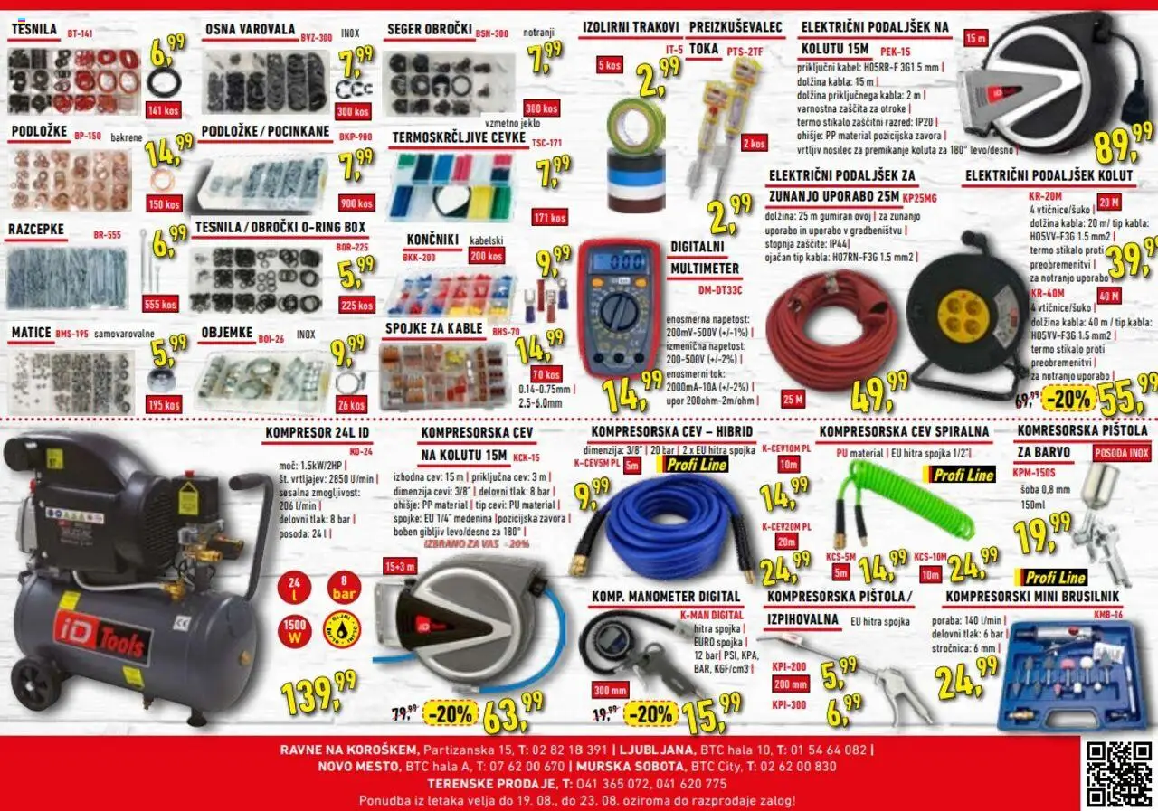Inter Diskont katalog │ velja od 19.08.2025 | Stran: 2 | Izdelki: Kabel, Kos, Brusilnik