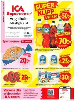 ICA Supermarket - Ängelholm - Förhandsvisning av reklamblad från butik ICA Supermarket aktuell från 11.08.2025