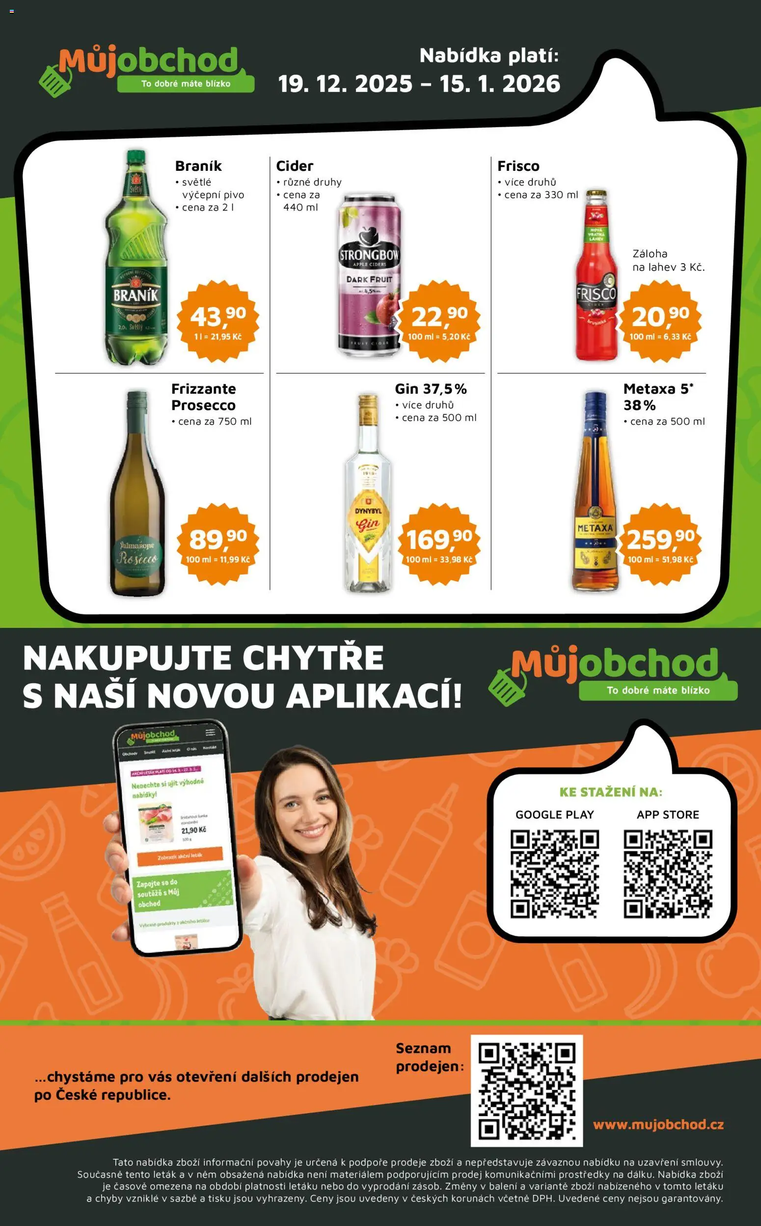 Můj obchod leták - Brand od 19.12.2025 | Strana: 4 | Produkty: Prosecco, Pivo, Frisco, Apple