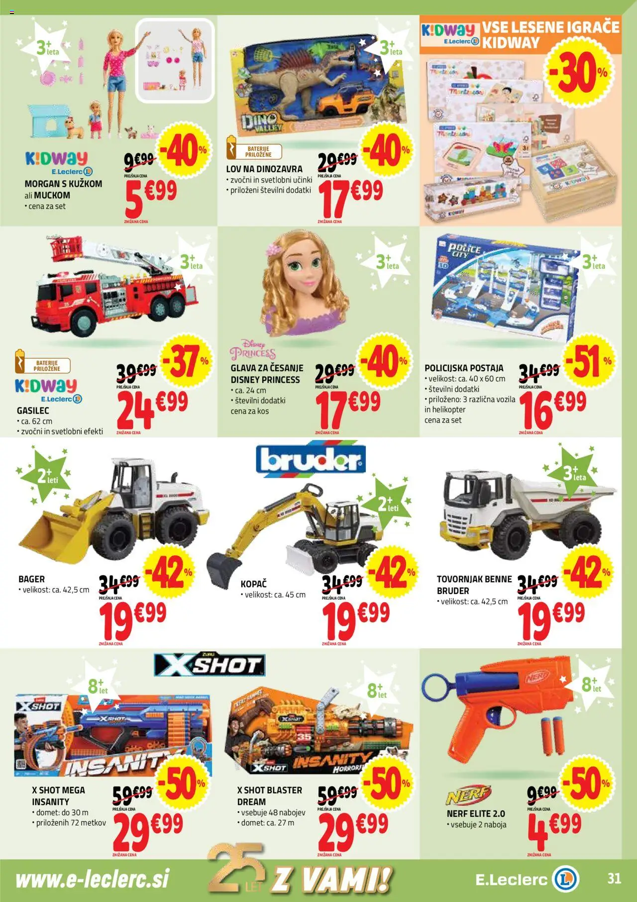 E.leclerc katalog │ velja od 06.08.2025 | Stran: 31 | Izdelki: Baterije, Kos
