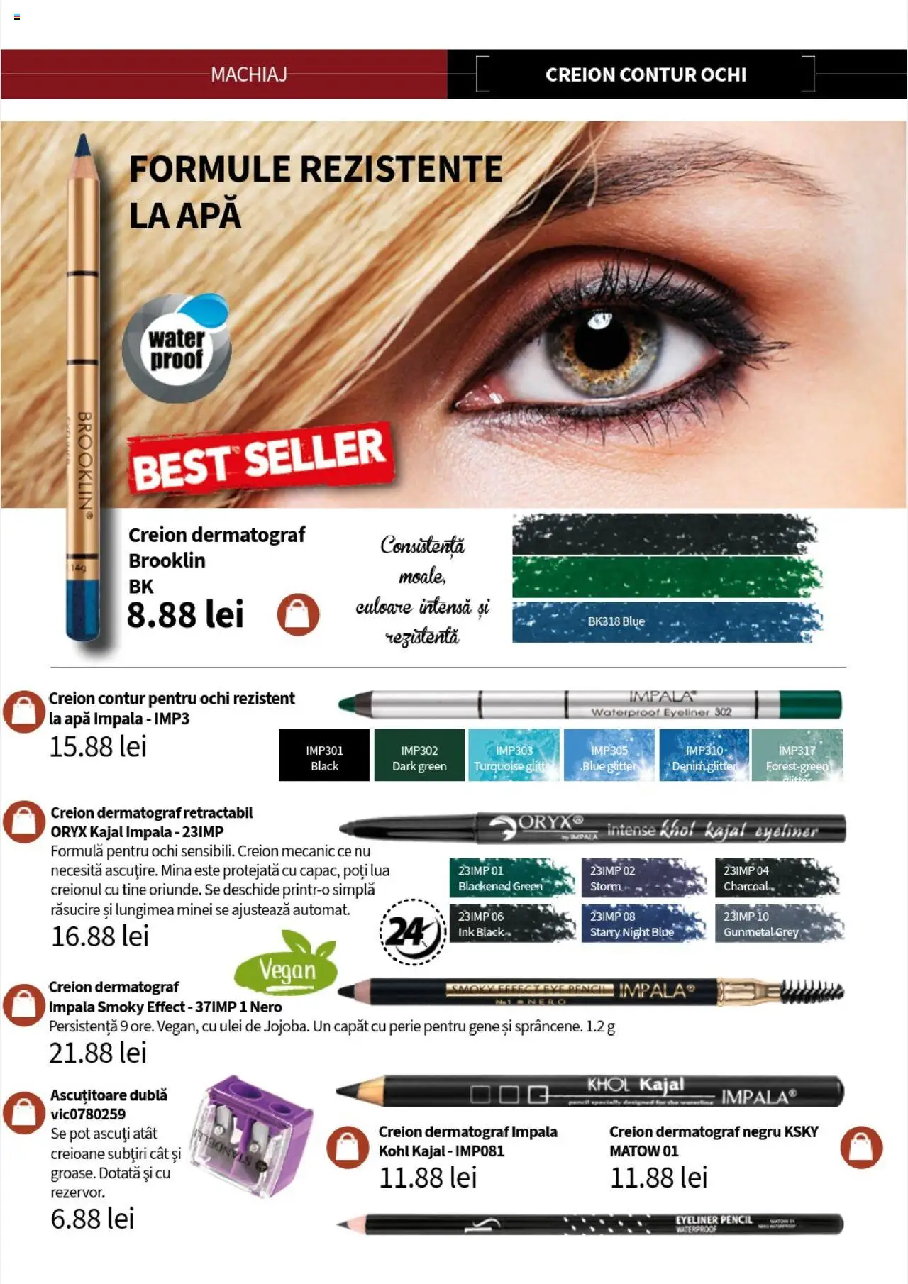 Catalog Lady’s – valabil de la 01.08.2025 | Pagină: 78 | Produse: Ascuțitoare, Machiaj, Ulei, Apă