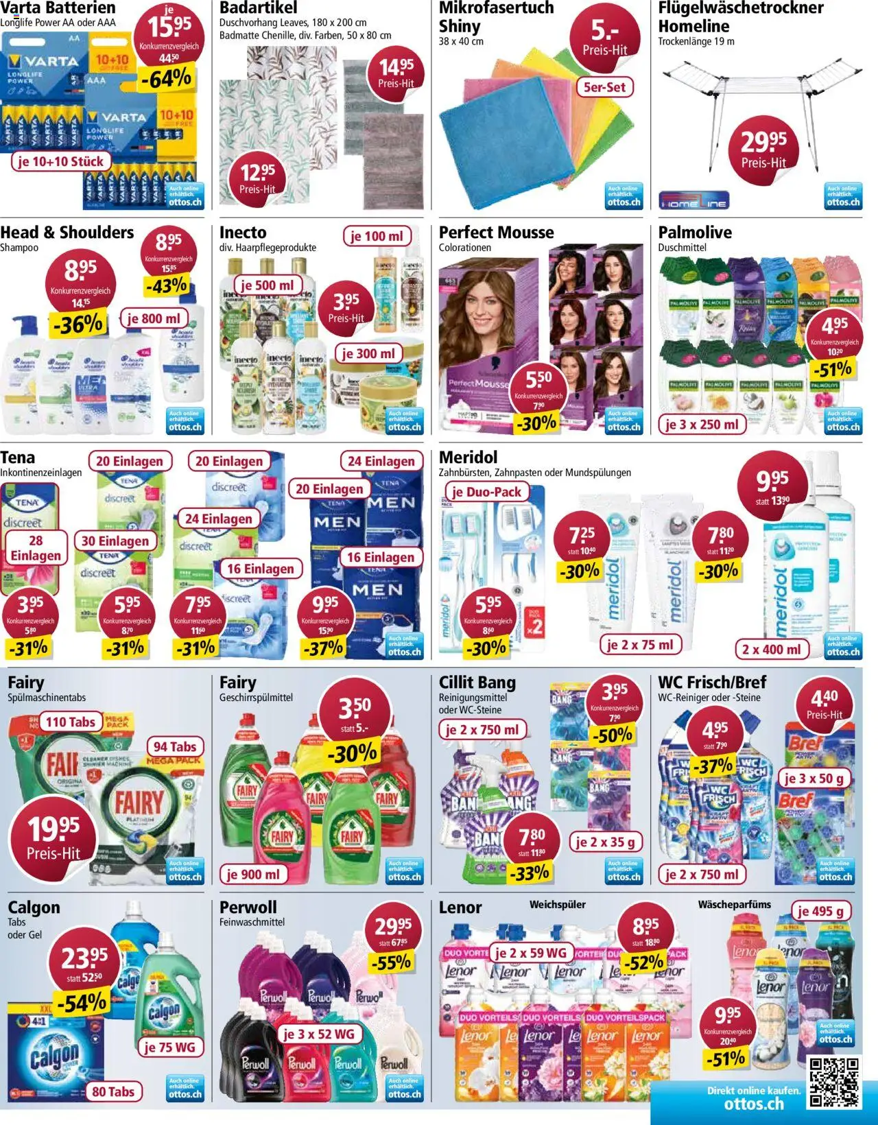 Otto's Aktionen – gültig ab 22.10.2025 | Seite: 3 | Produkte: Shampoo, Weichspüler, Geschirrspülmittel, Spülmaschinentabs