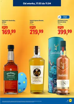 Náhled letáku Lidl Polsko leták - Alkoholi mocnych i win  od 17.03.2026 | Strana: 5 | Produkty: Finish, Whiskey, Whisky, Jack Daniel’s