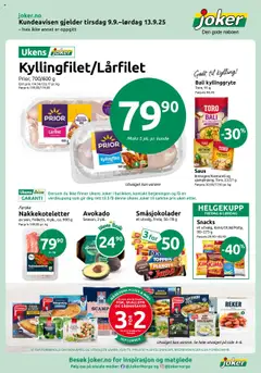 Forhåndsvisning av Joker kundeavis gyldig fra 09.09.2025