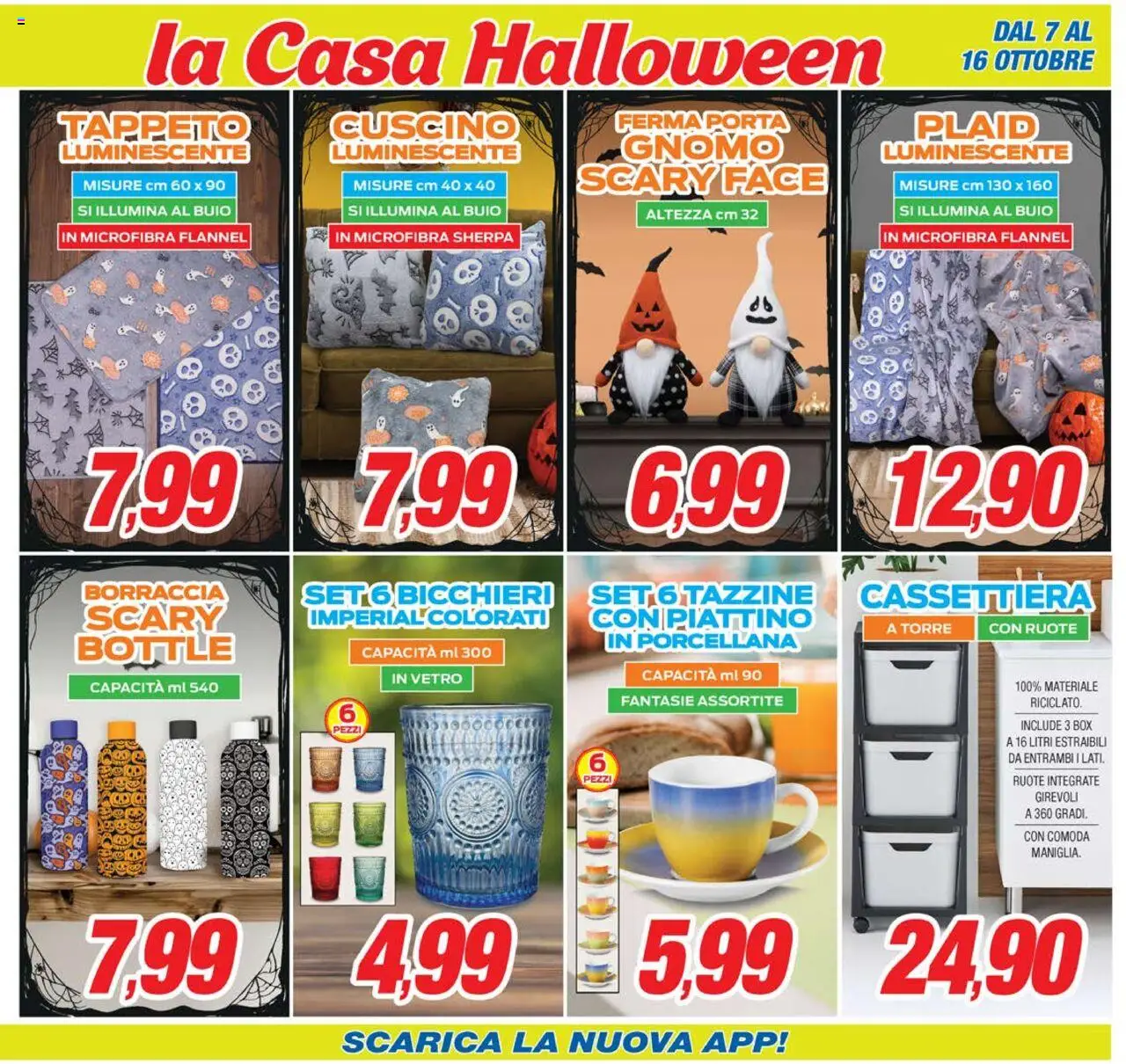 Volantino Prix del 07.10.2025 | Pagina: 15 | Prodotti: Plaid, Cassettiera, Borraccia, Tappeto