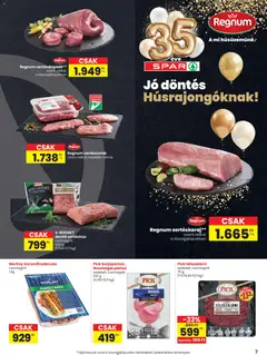 Spar Akciós újság - amely érvényes a következő dátumtól: 26.02.2026 | Oldal: 7