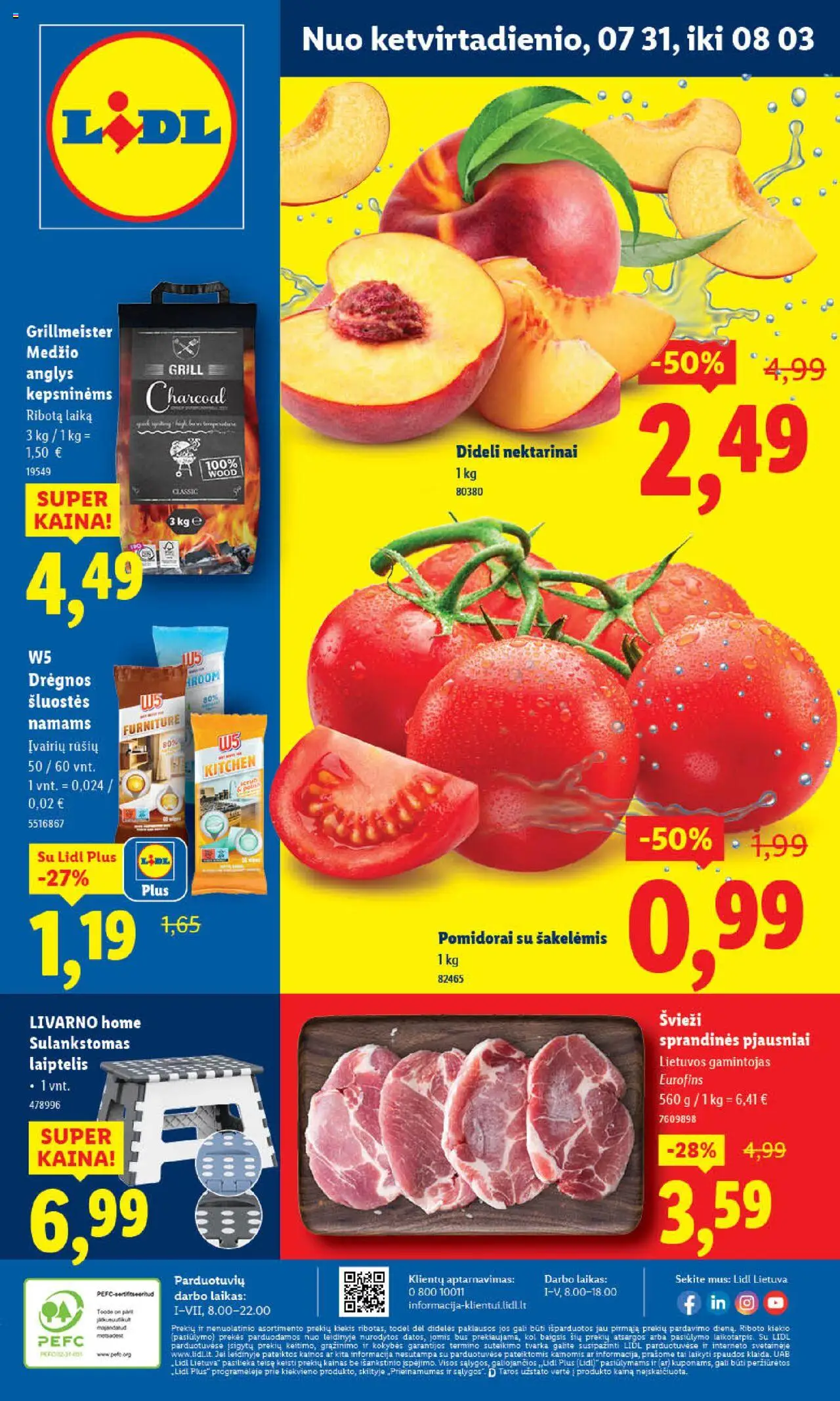 LIDL - Leidinys│galioja nuo 31.07.2025 | Puslapis: 1 | Prekių: Pomidorai