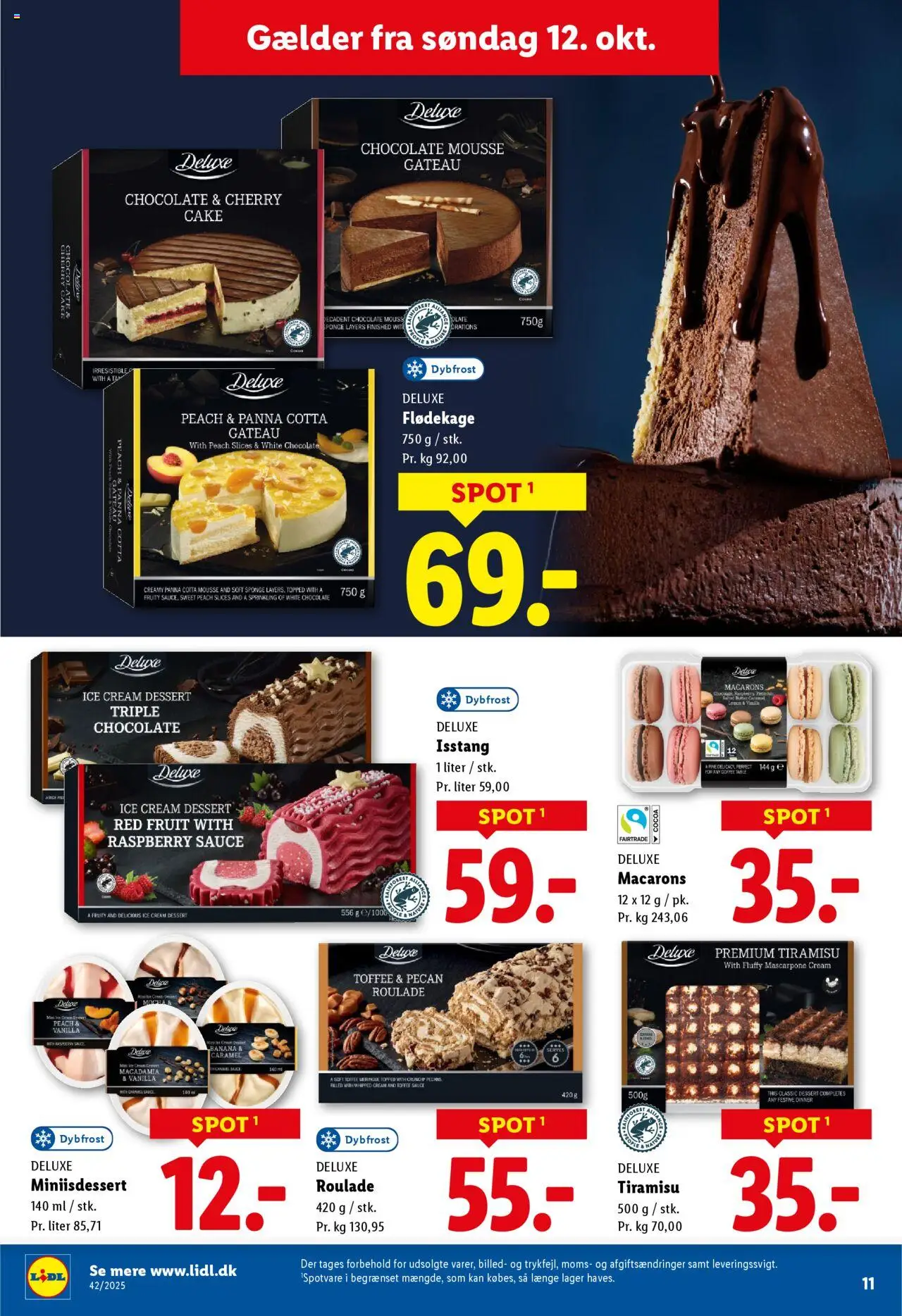 Lidl tilbudsavis – gyldig fra 12.10.2025 | Side: 25 | Produkter: Roulade, Cherry, Søm