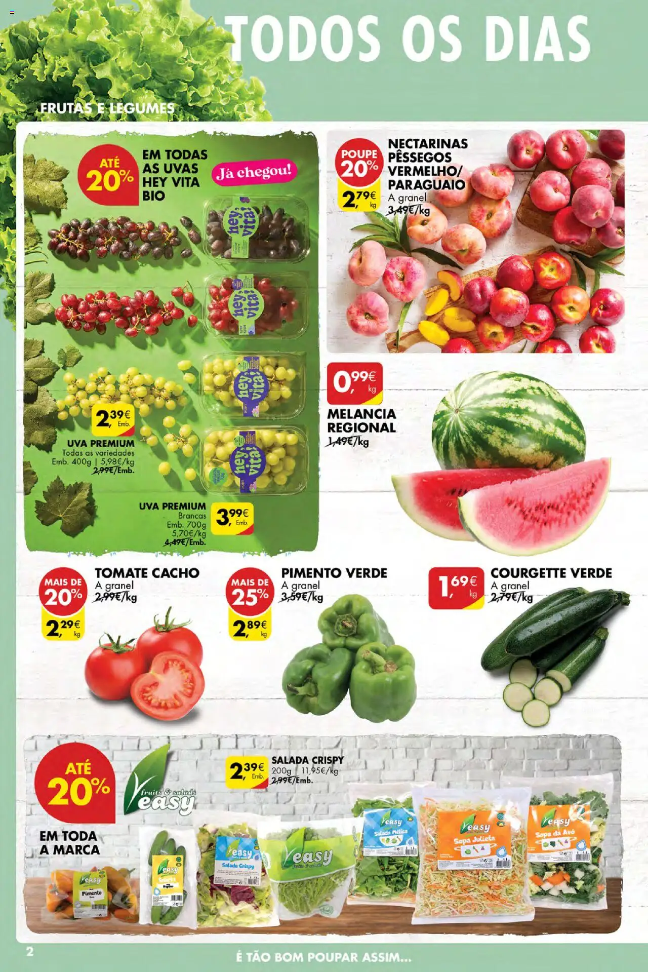 Pingo Doce Poupe Esta Semana Açores │ válido de 21.08.2025 | Página: 2 | Produtos: Sopa, Tomate, Melancia, Salada