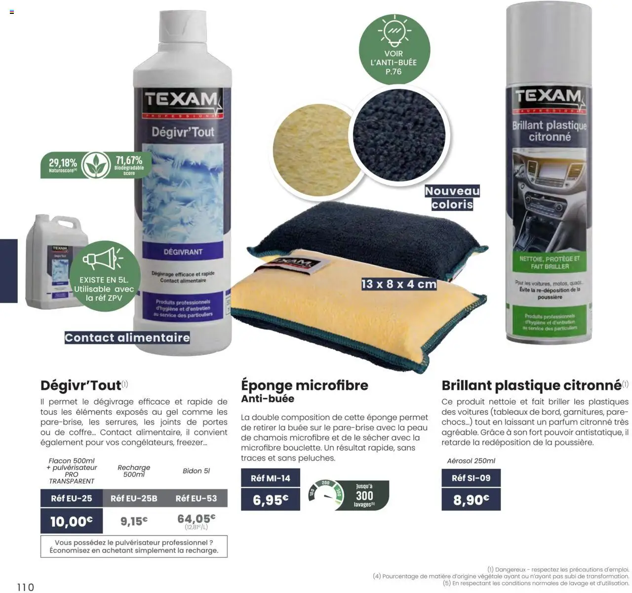 {H1} | Page: 110 | Produits: Parfum, Eponge, Portes