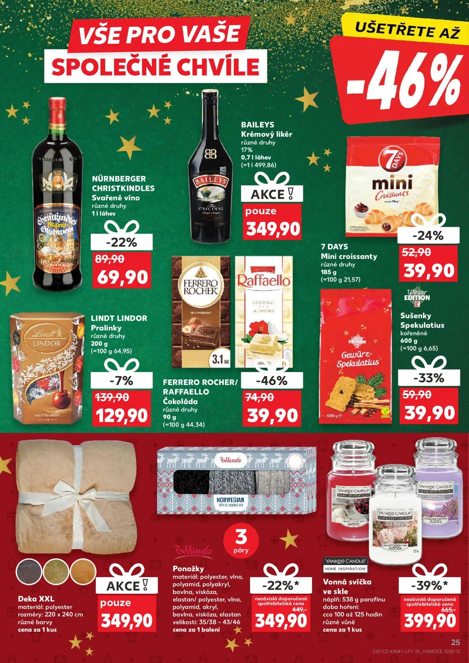 Kaufland leták - Plzeň Bory od 19.11.2025 | Strana: 25 | Produkty: Lindt, Čokoláda, Víno, Barvy
