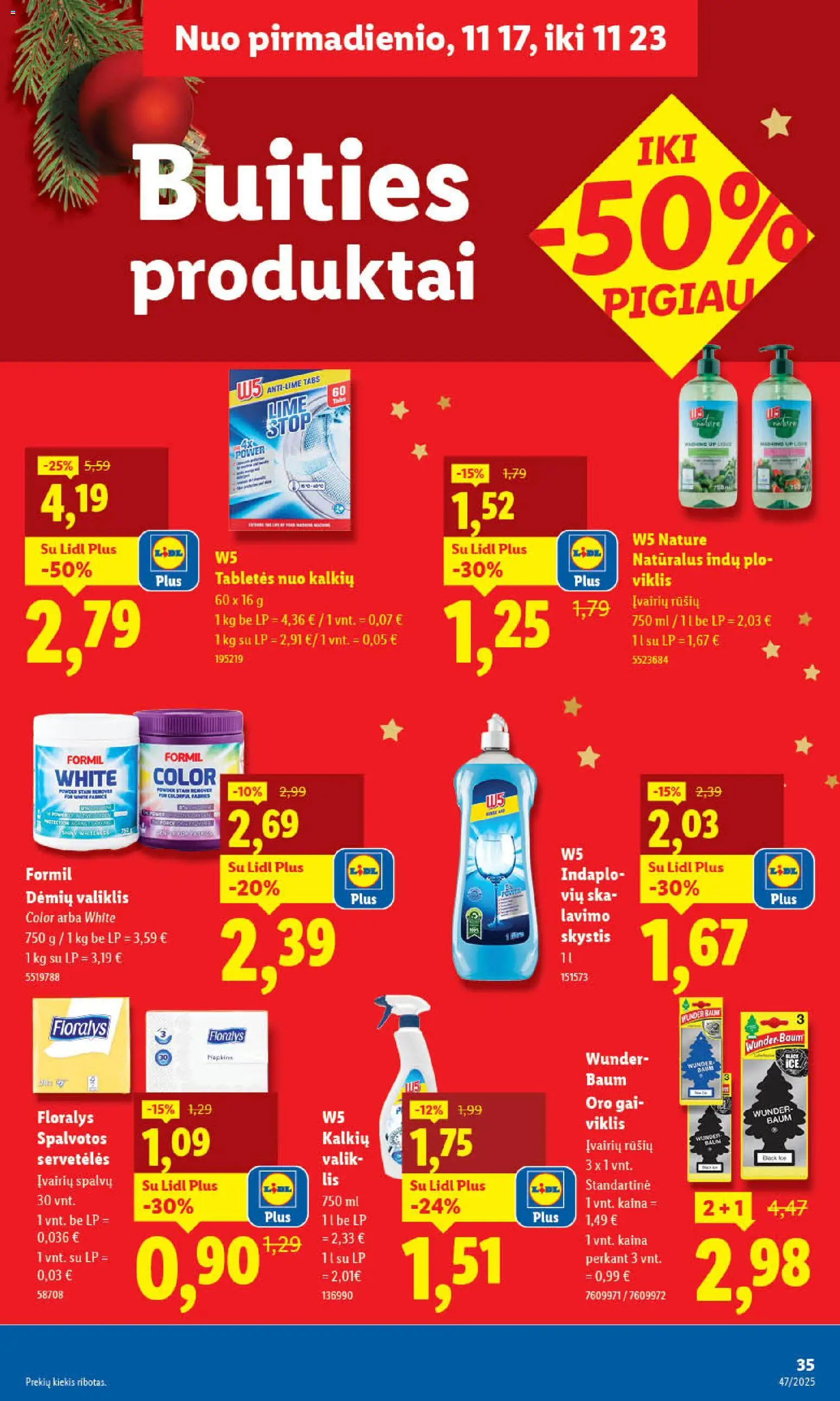 LIDL akcijos nuo 17.11.2025 | Puslapis: 35
