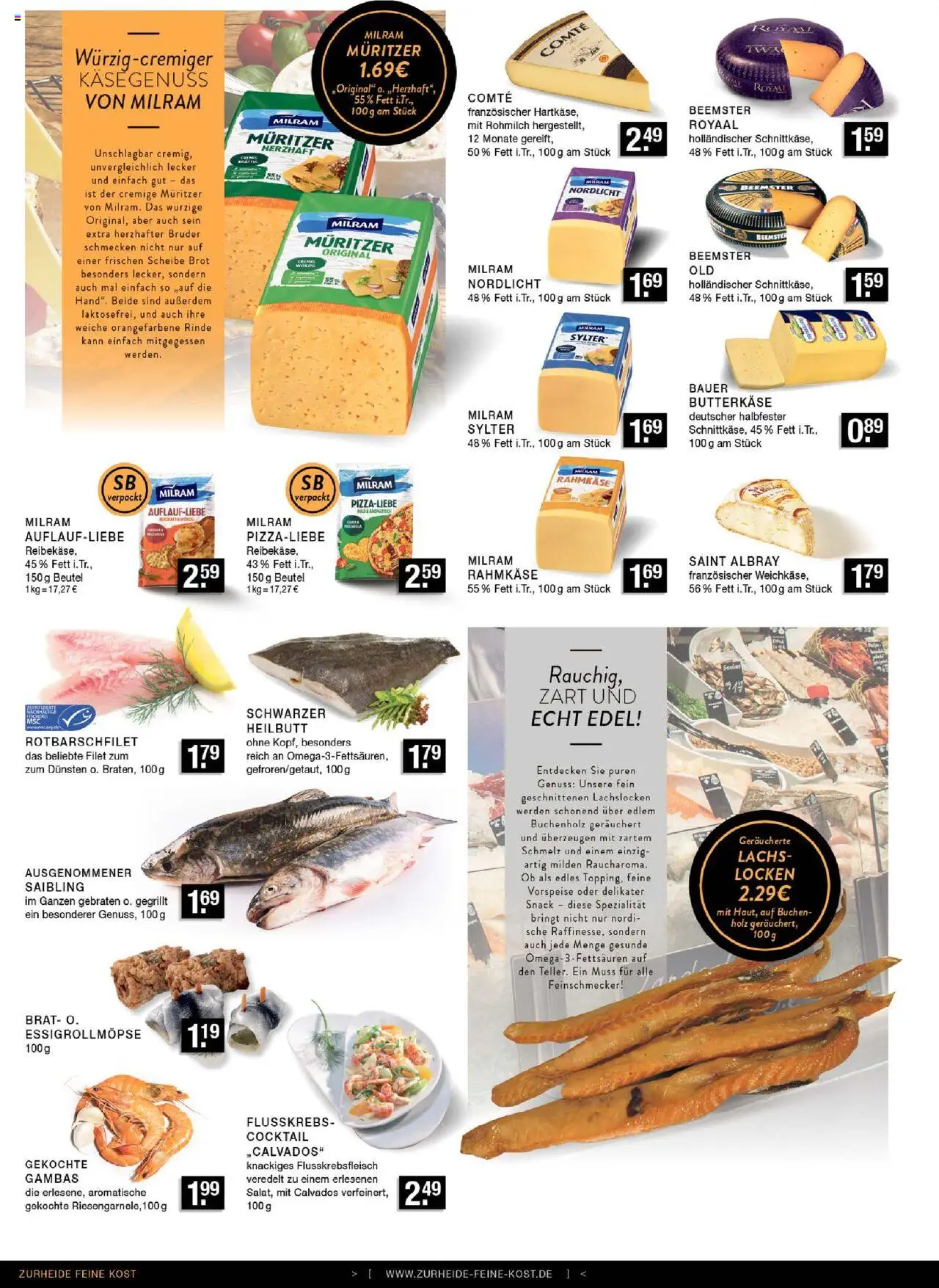 Edeka Zurheide Prospekt 	 - gültig ab dem 28.07.2025 | Seite: 4 | Produkte: Lachs, Milram, Brot