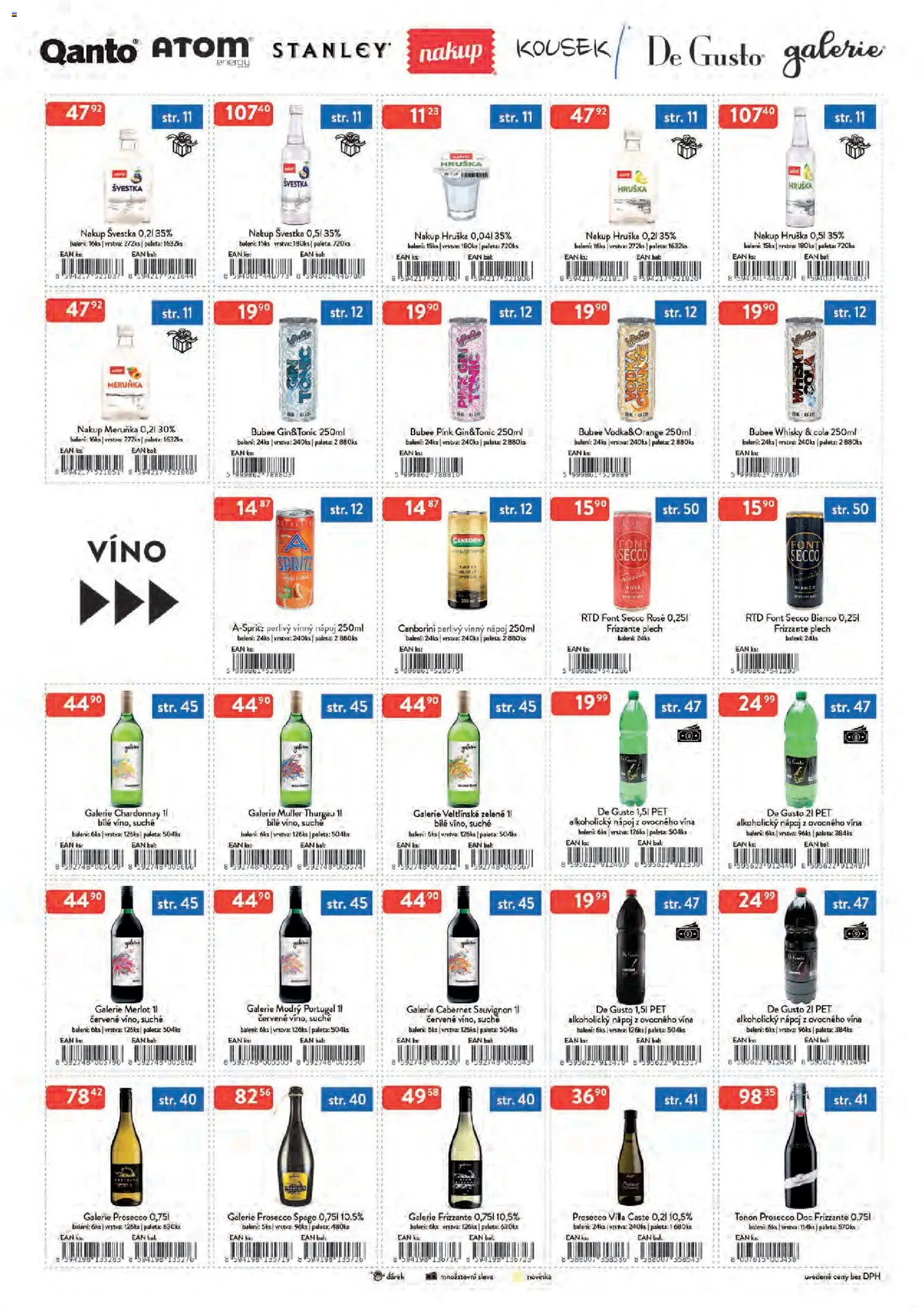 Astur & Qanto leták - Velkoobchod 05/2026 od 01.05.2026 | Strana: 3 | Produkty: Whisky, Cabernet Sauvignon, Prosecco DOC, Cola