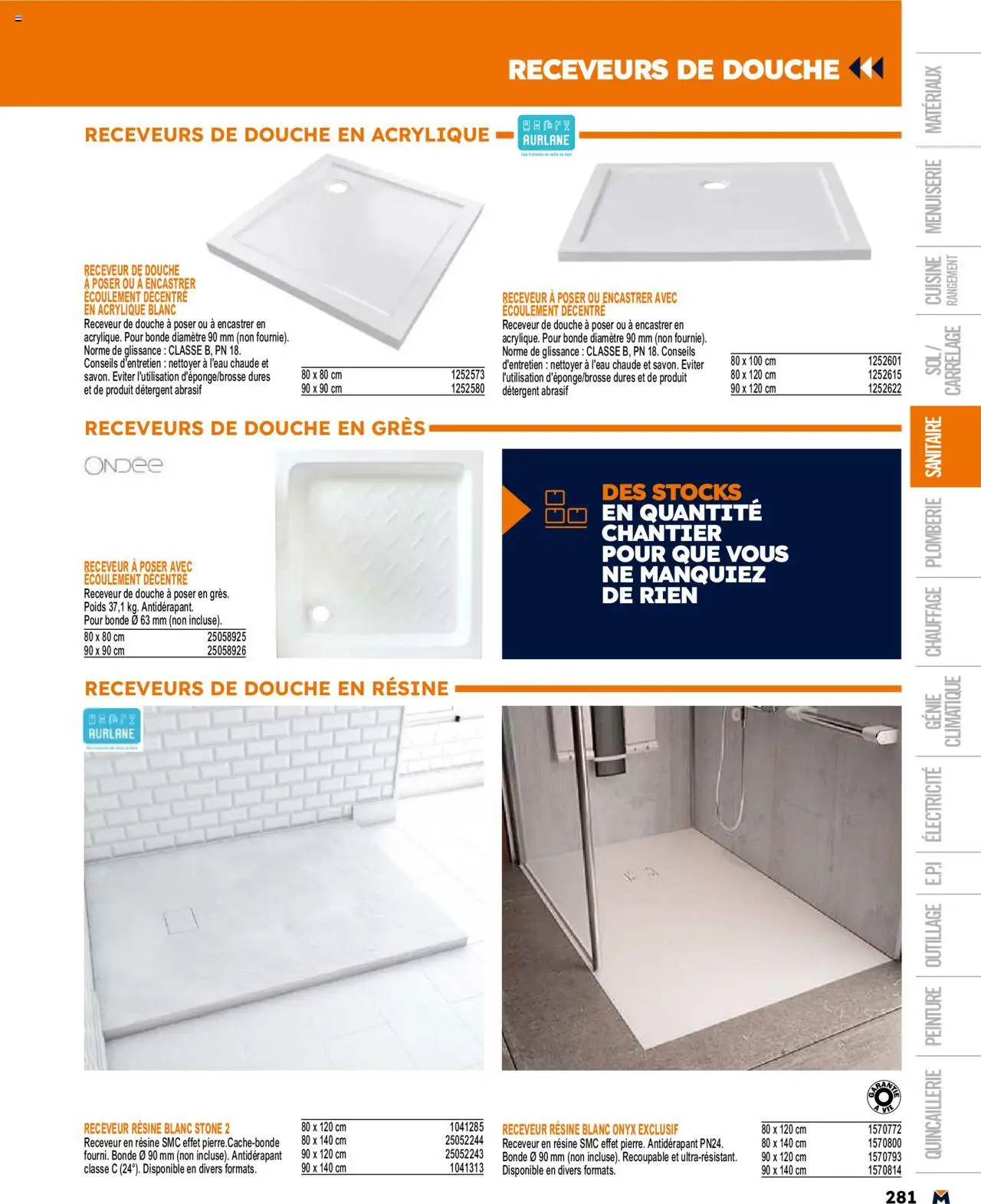  | Page: 281 | Produits: Poids, Détergent, Douche