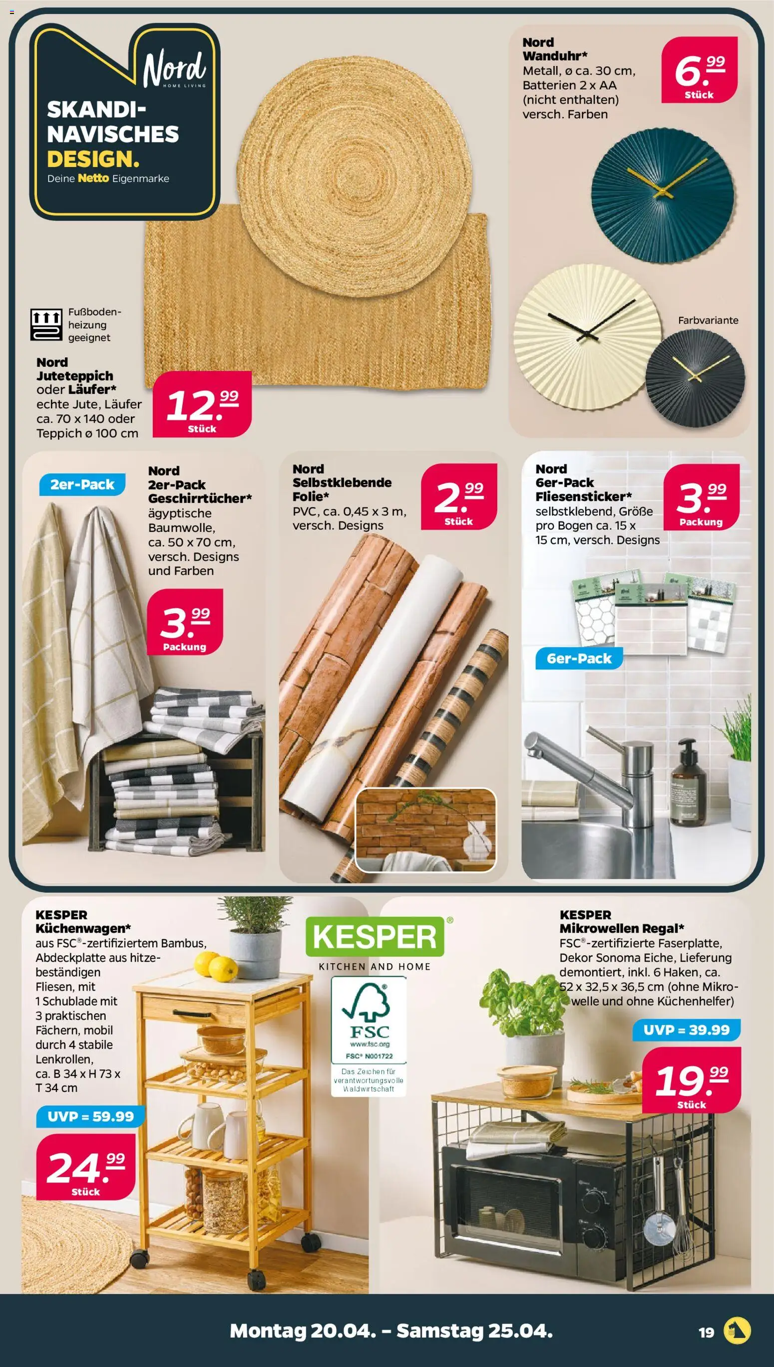 Netto Prospekt 	 – gültig ab 20.04.2026 | Seite: 23 | Produkte: Batterien, Teppich