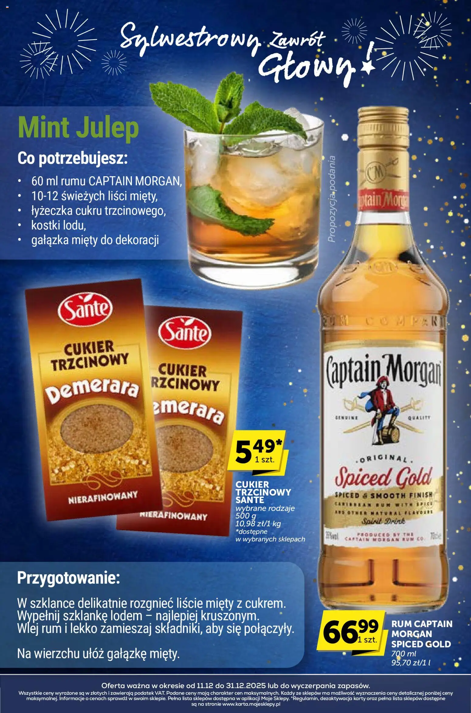 Euro Sklep - Sylwestrowy Zawrót Głowy od 11.12.2025 | Strona: 15 | Produkty: Captain Morgan, Cukier trzcinowy, Rum, Cukier