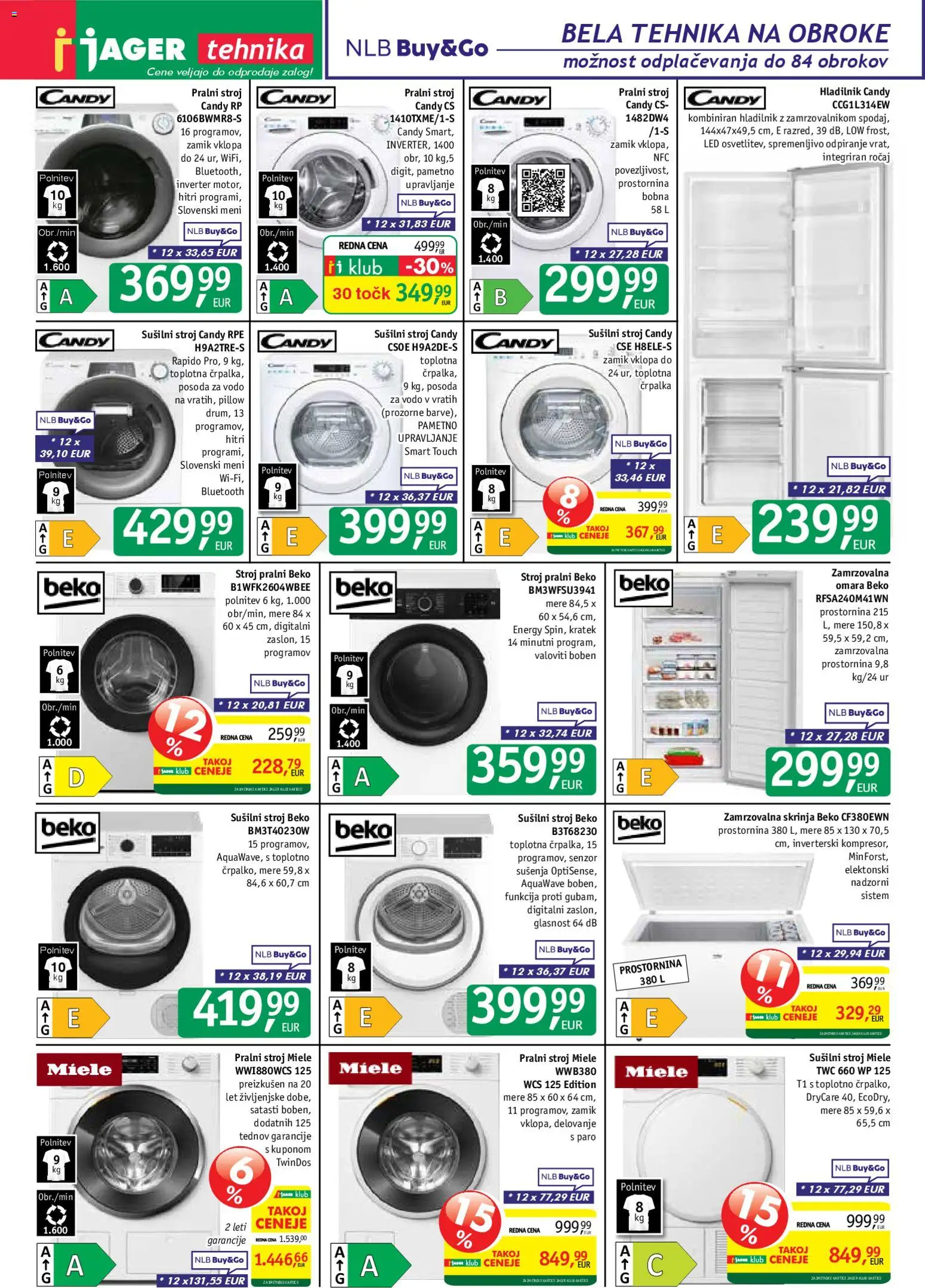 Novi Jager katalog ponudbe – veljaven od 18.02.2026 | Stran: 10 | Izdelki: Črpalka, Hladilnik, Susilni stroj, Zamrzovalna omara