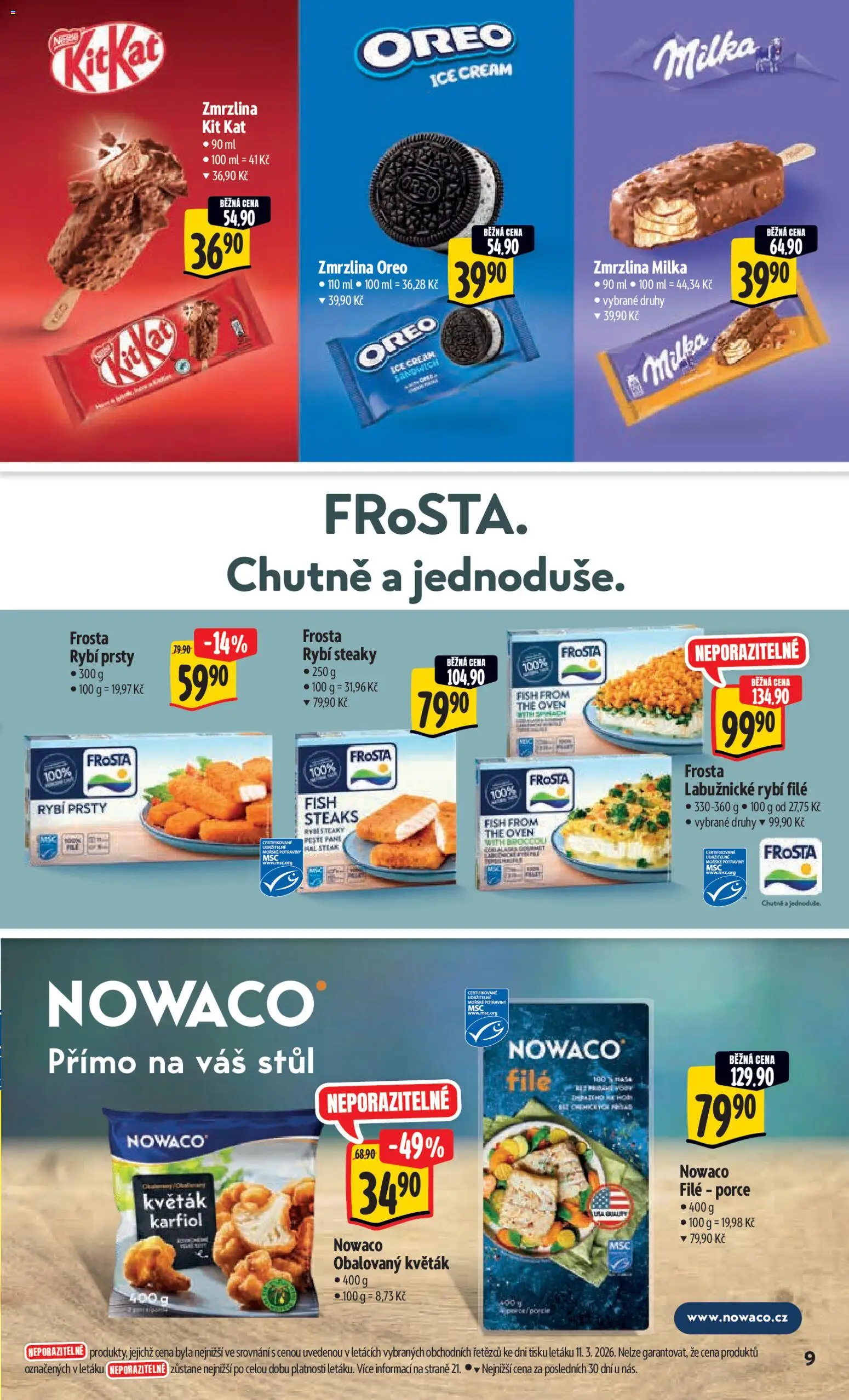 Albert leták - Hypermarket - Brno od 18.03.2026 | Strana: 28 | Produkty: Milka, Květák, Rybí filé, File