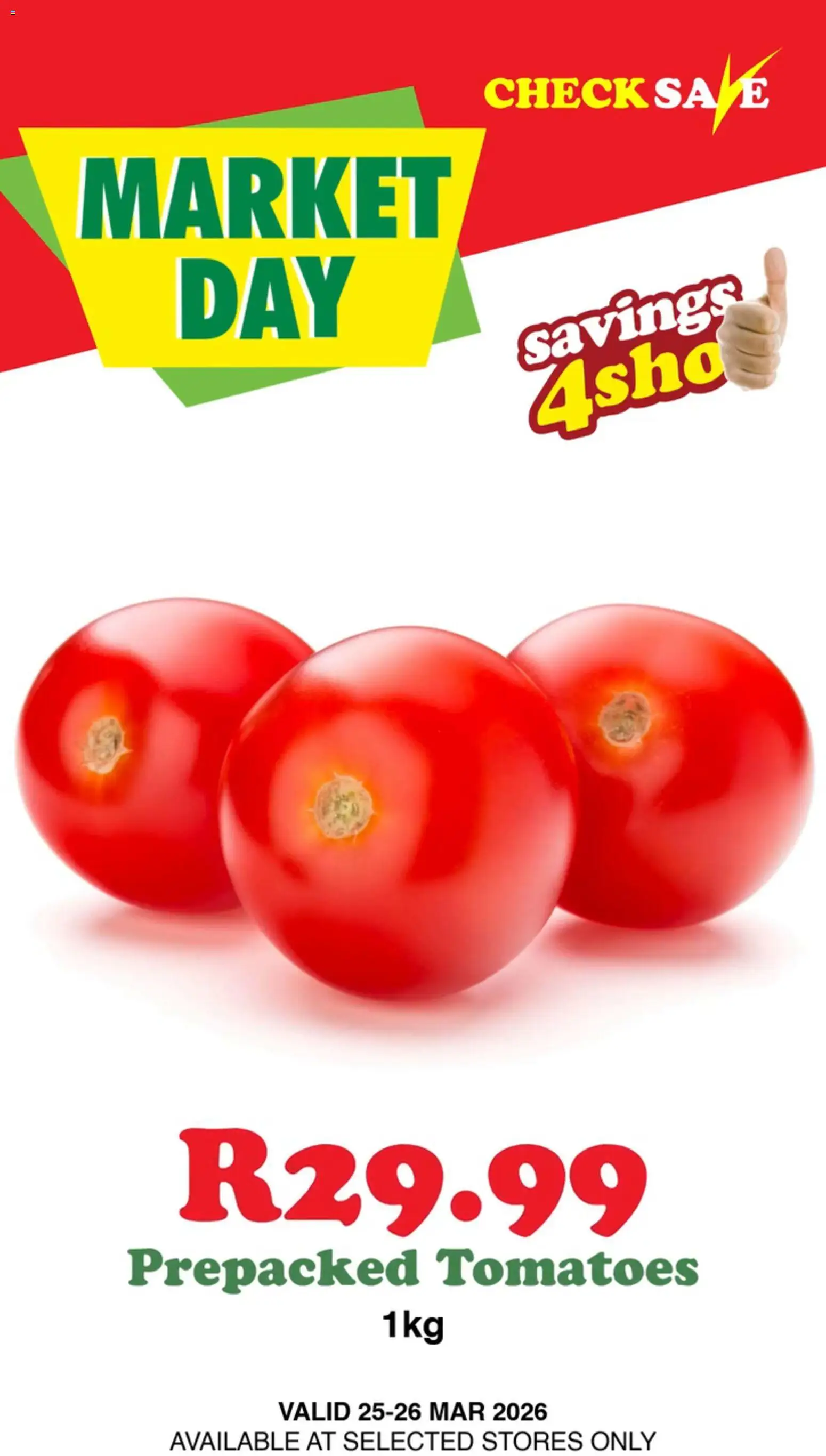 New Check Save catalogue – valid from 25.03.2026 | Page: 3 | Products: Tomatoes