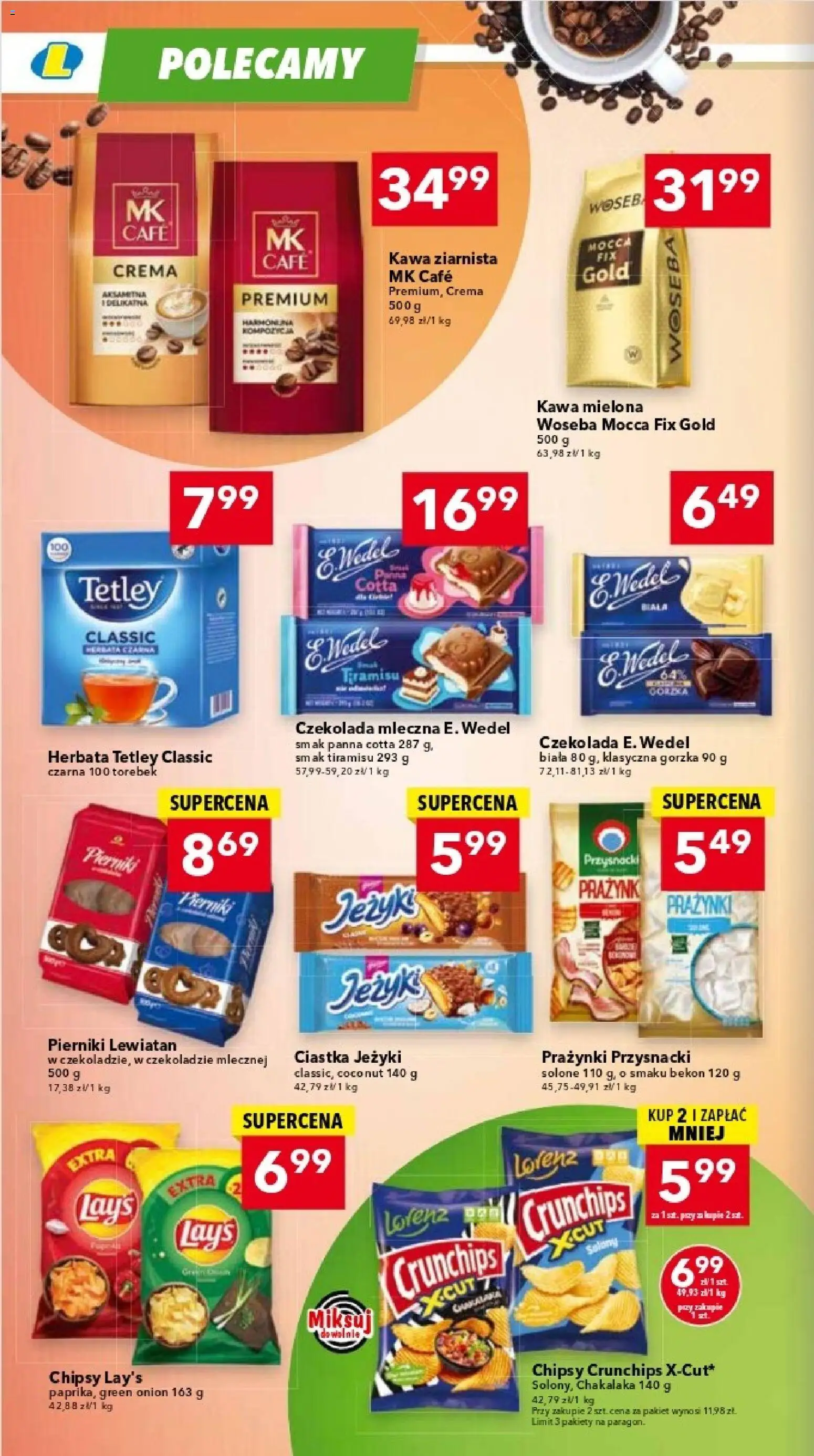 Lewiatan gazetka - Warszawa od 06.11.2025 | Strona: 6 | Produkty: Pierniki, Bekon, Lays, Herbata