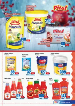 Margarin sa ukusom slatke pavlake Vital, Za peciva, torte i kolače sa ukusom slatke pavlake Professional stoni MARGARIN Posno - pregled Trnava Promet kataloga - važi od 25.12.2025 | Strana: 5