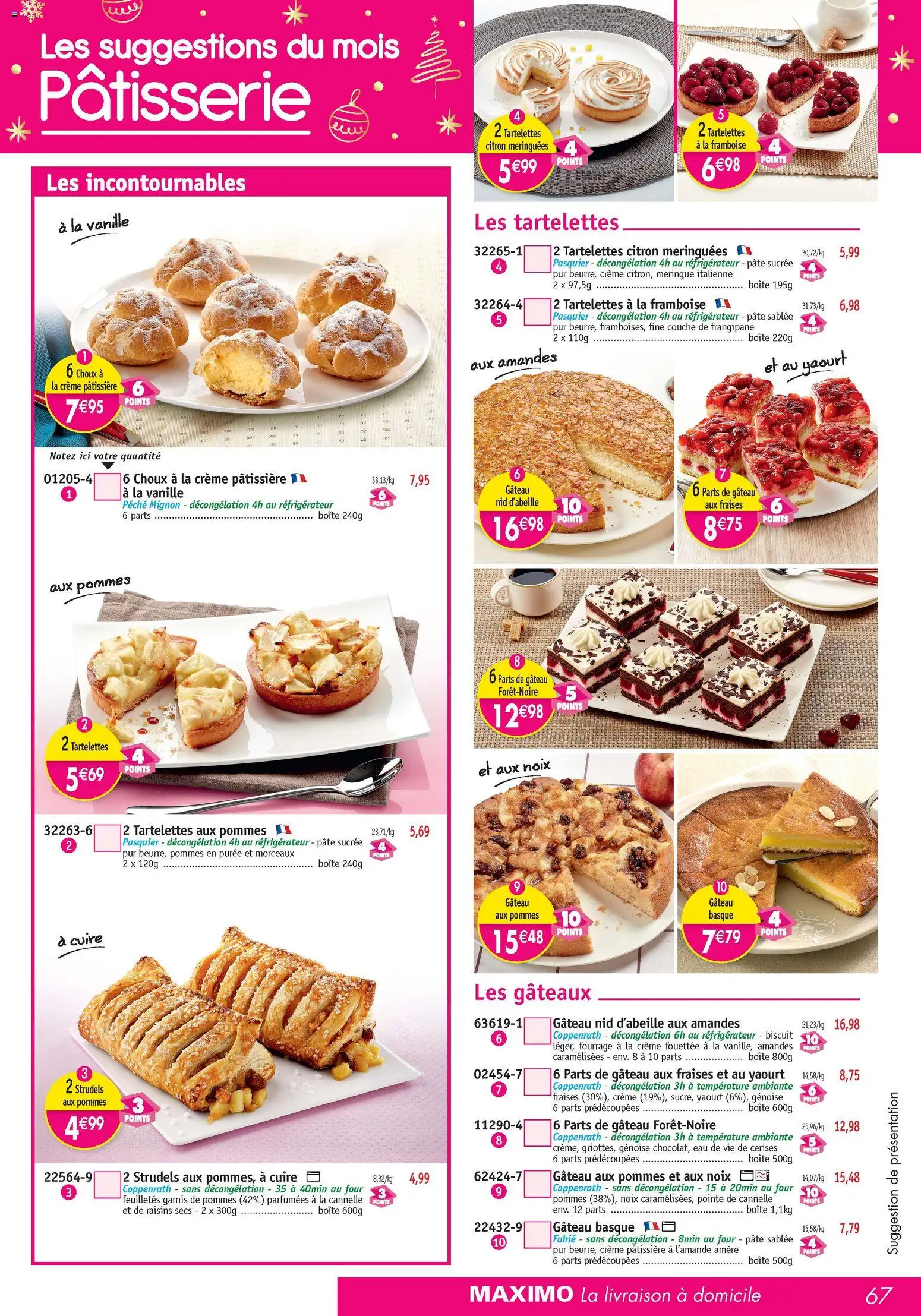 {H1} | Page: 67 | Produits: Citron, Pêche, Noix, Crème